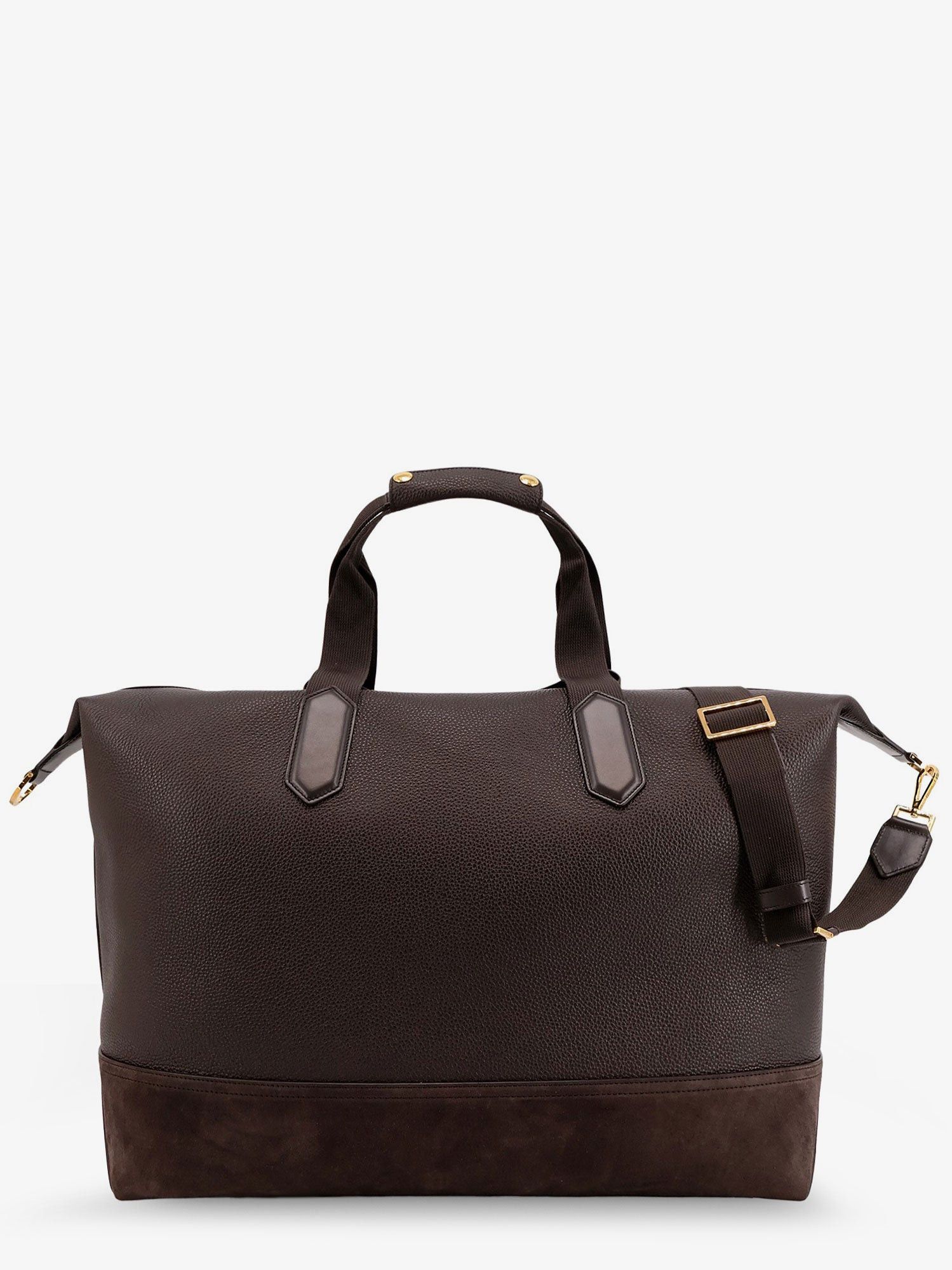 Tom Ford Leather Travel Bag With Suede Inserts Size ONE SIZE - 2 Thumbnail