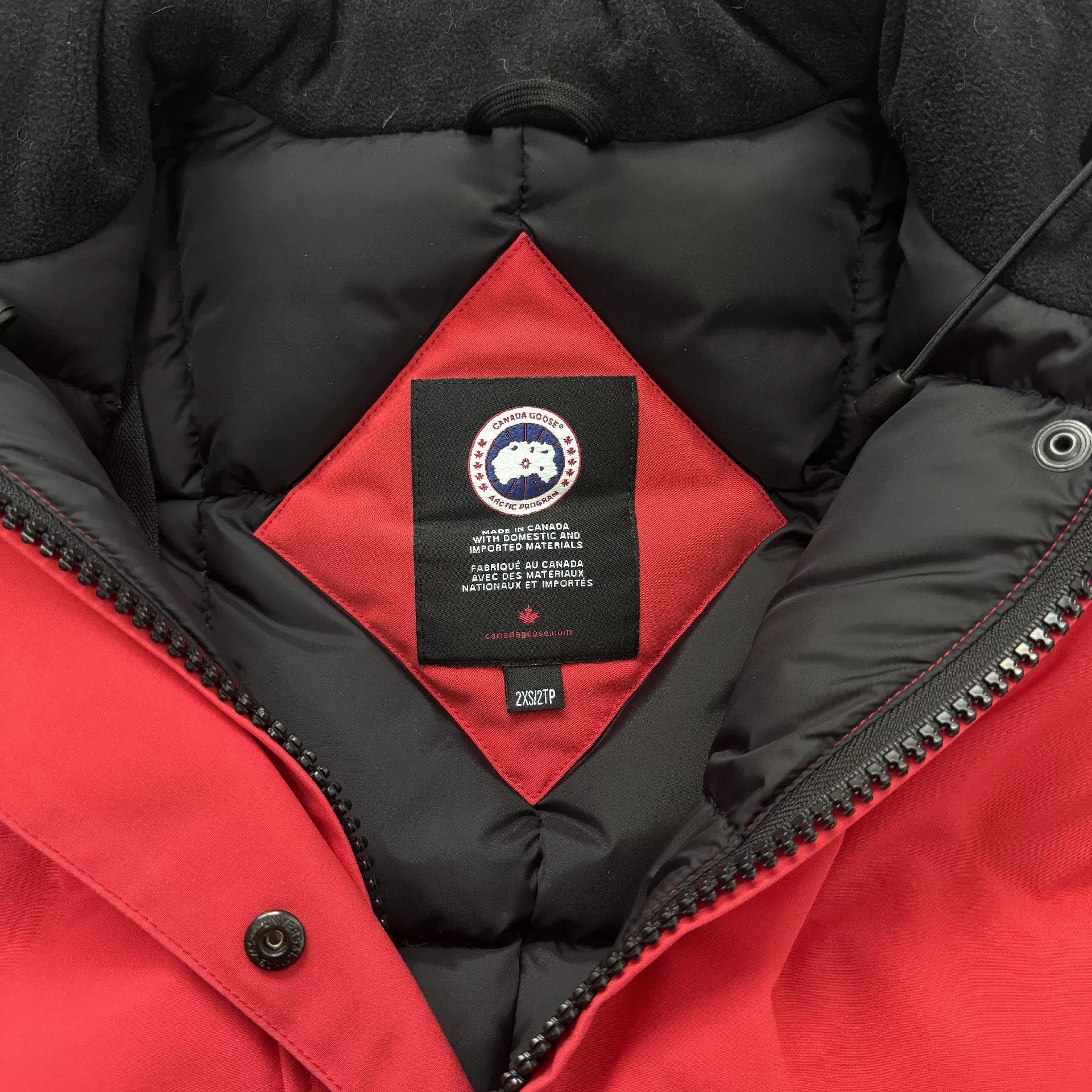 Canada Goose Canada Goose Red Heavy Coat xxs Men Size US XXS / EU 40 - 3 Thumbnail