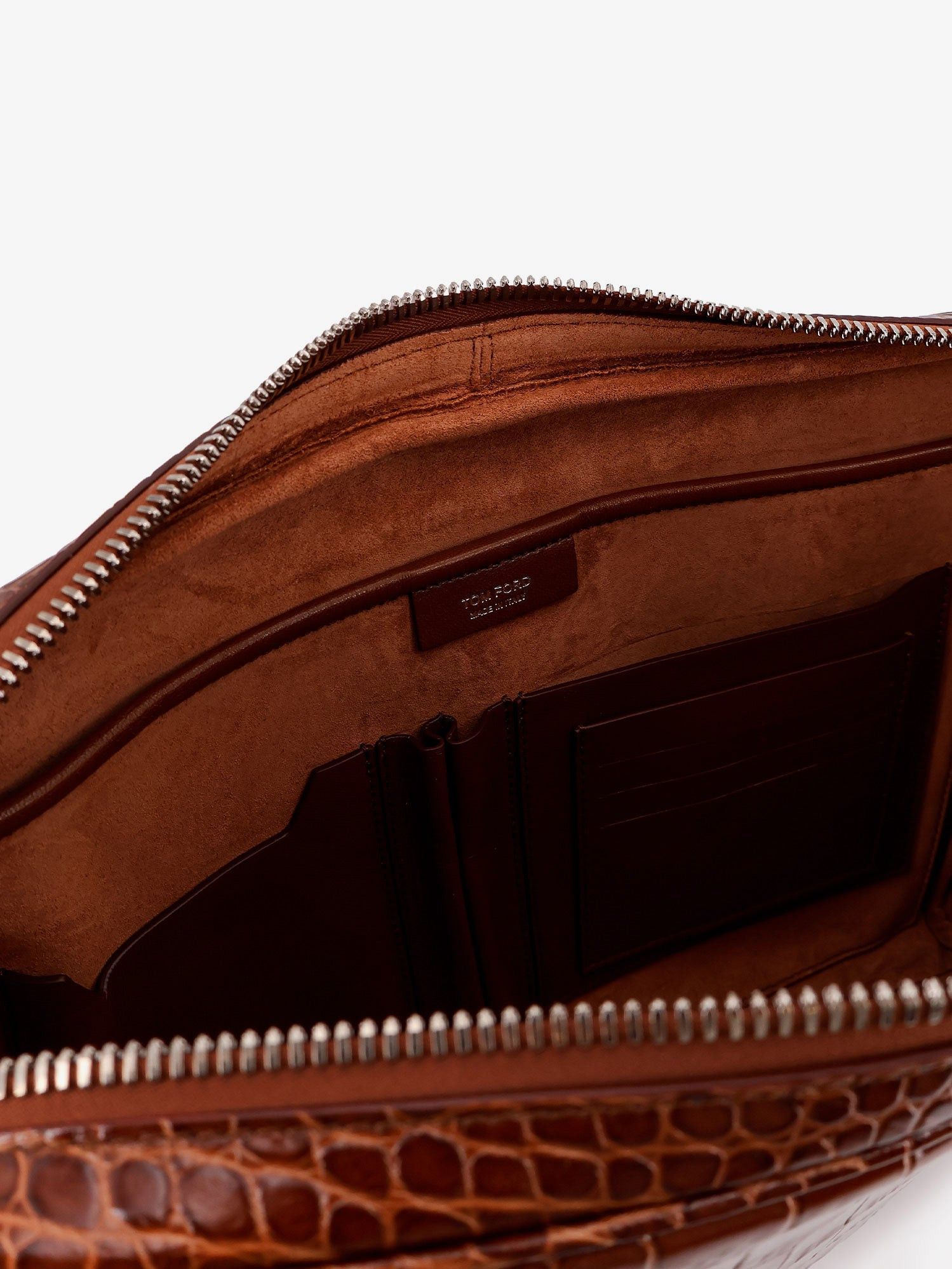 Tom Ford Croco Print Leather Laptop Pouch Size ONE SIZE - 4 Thumbnail