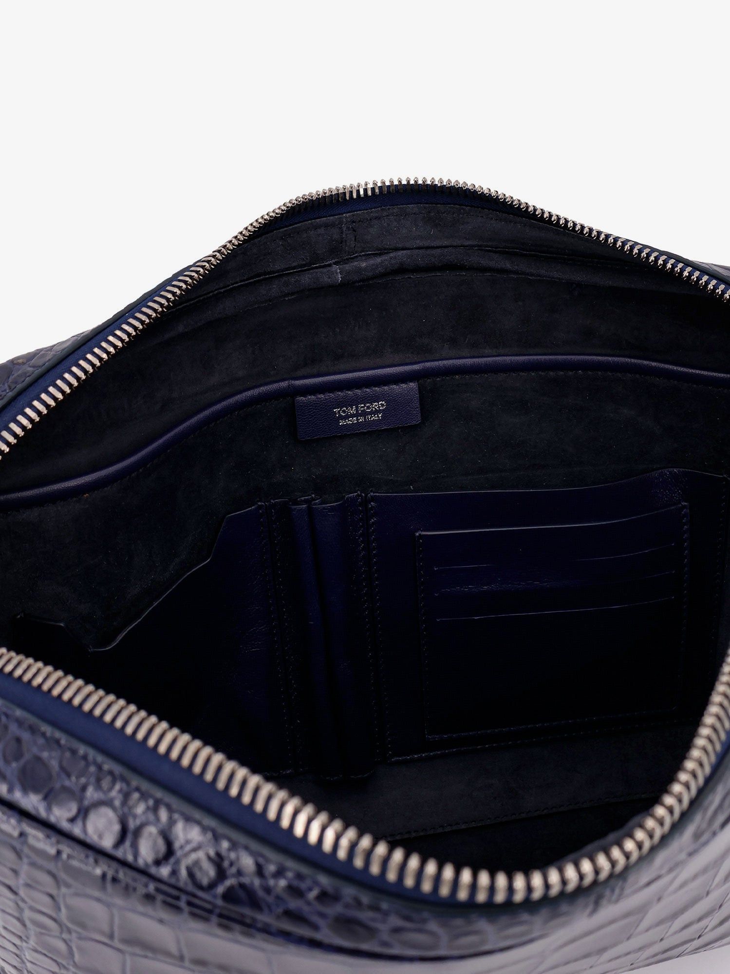 Tom Ford Croco Print Leather Laptop Pouch Size ONE SIZE - 4 Thumbnail
