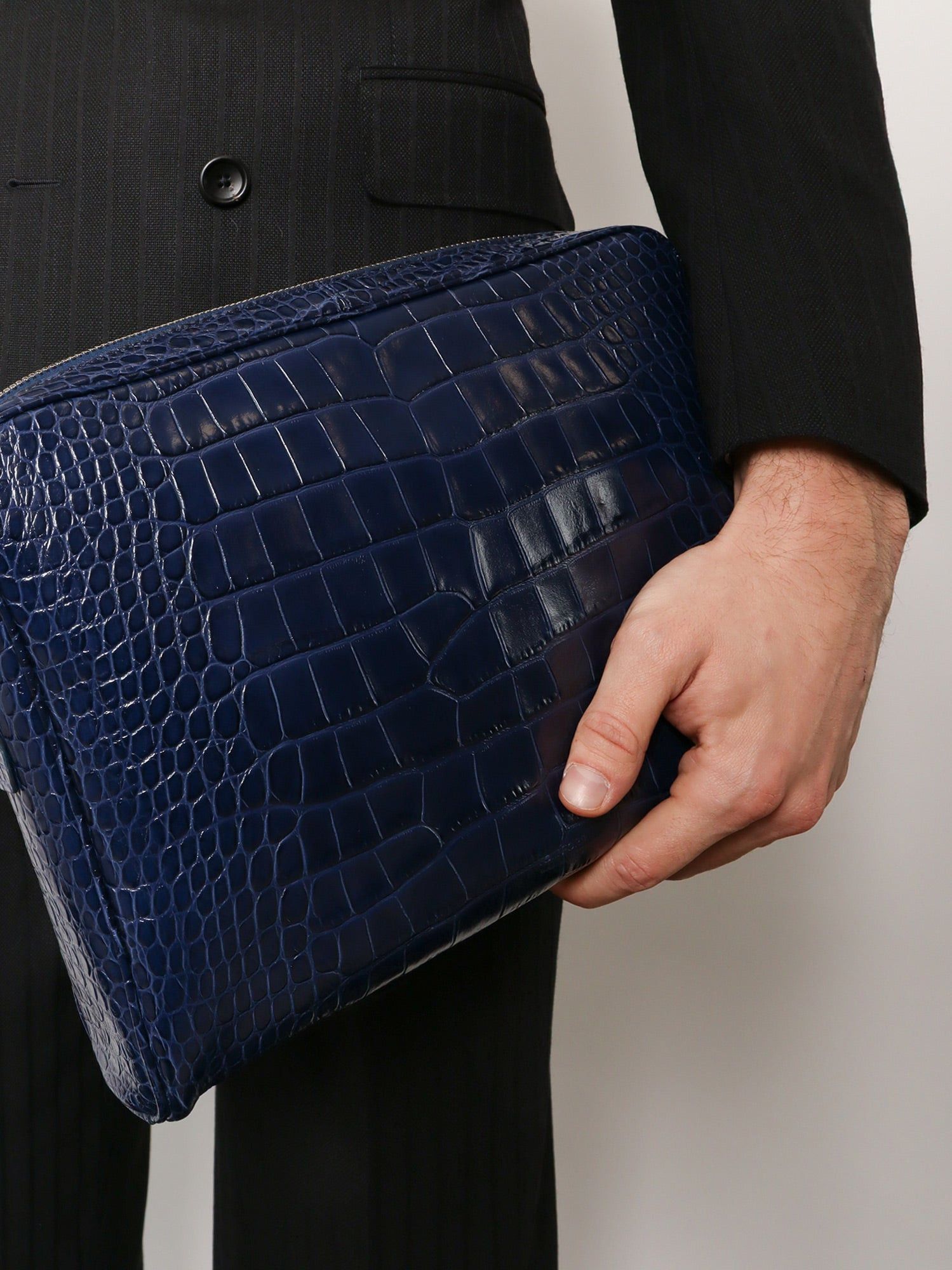 Tom Ford Croco Print Leather Laptop Pouch Size ONE SIZE - 5 Thumbnail