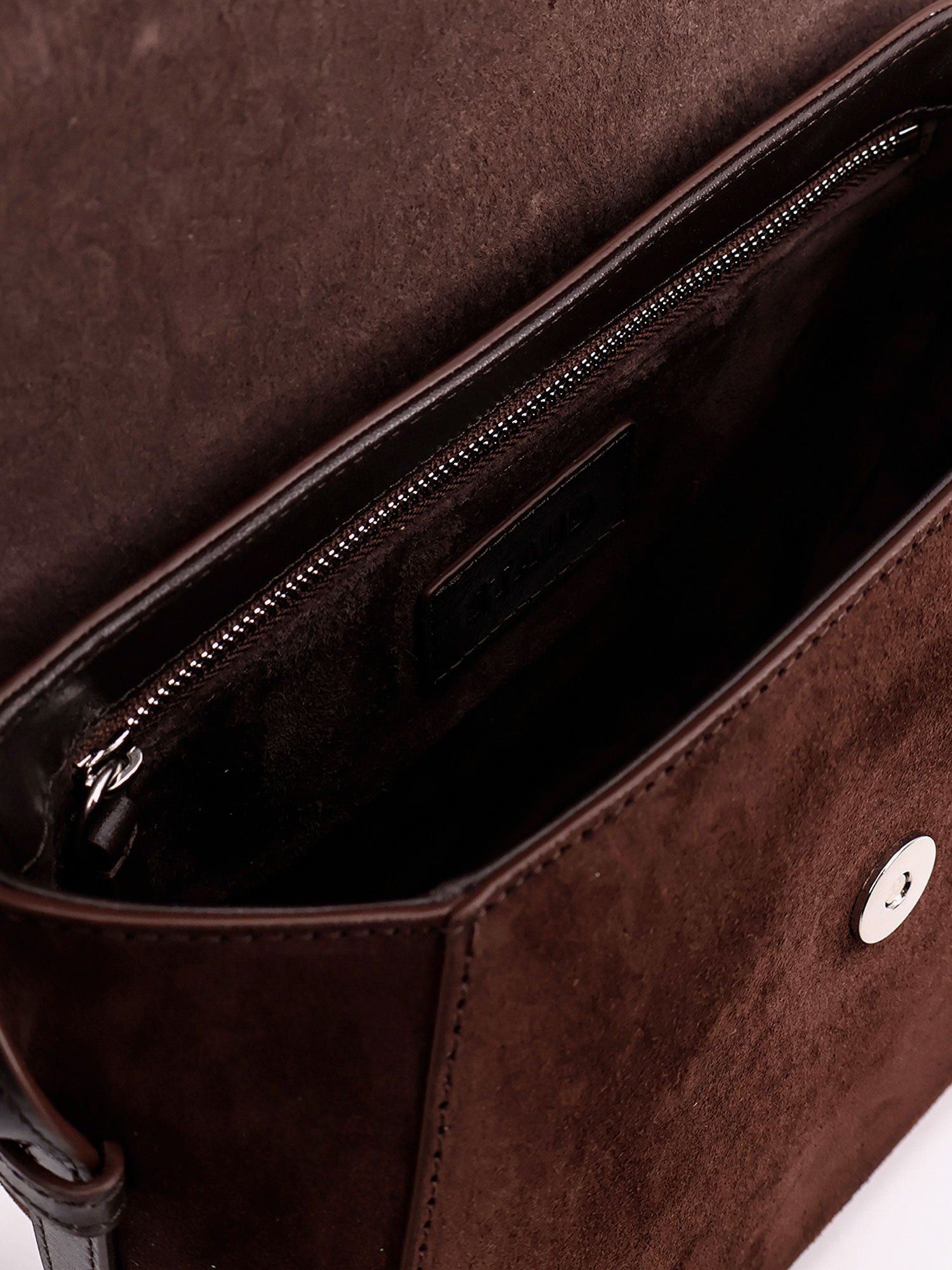 Staud Bella Saddle Suede Crossbody Bag Size ONE SIZE - 4 Thumbnail