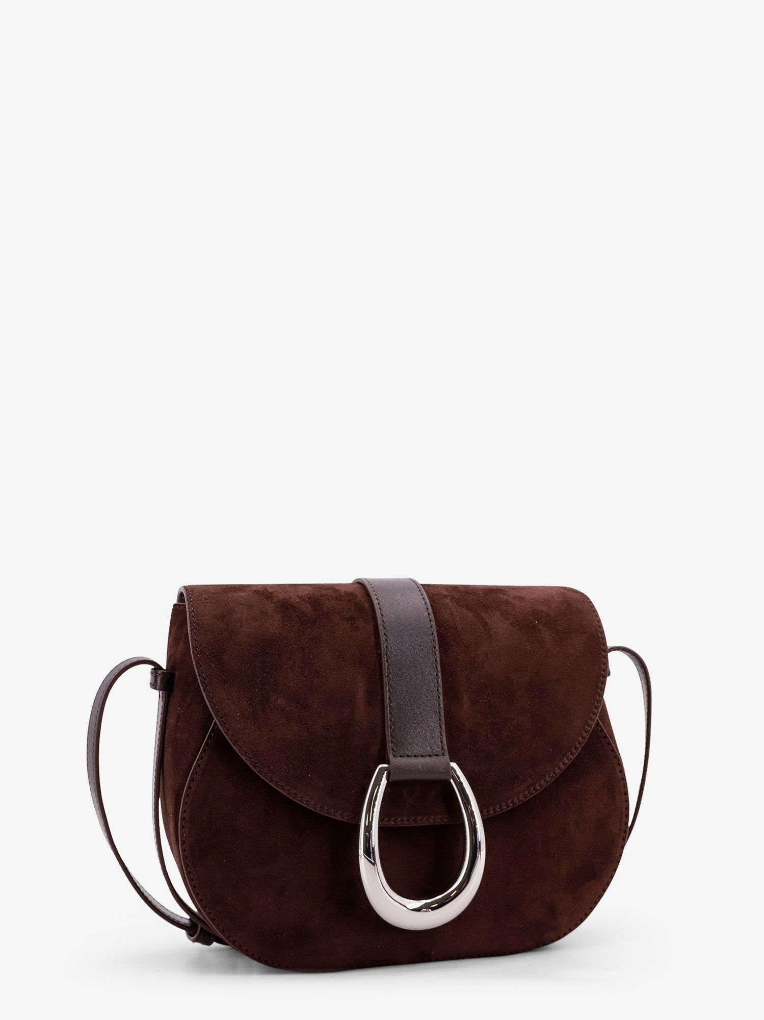 Staud Bella Saddle Suede Crossbody Bag Size ONE SIZE - 3 Thumbnail