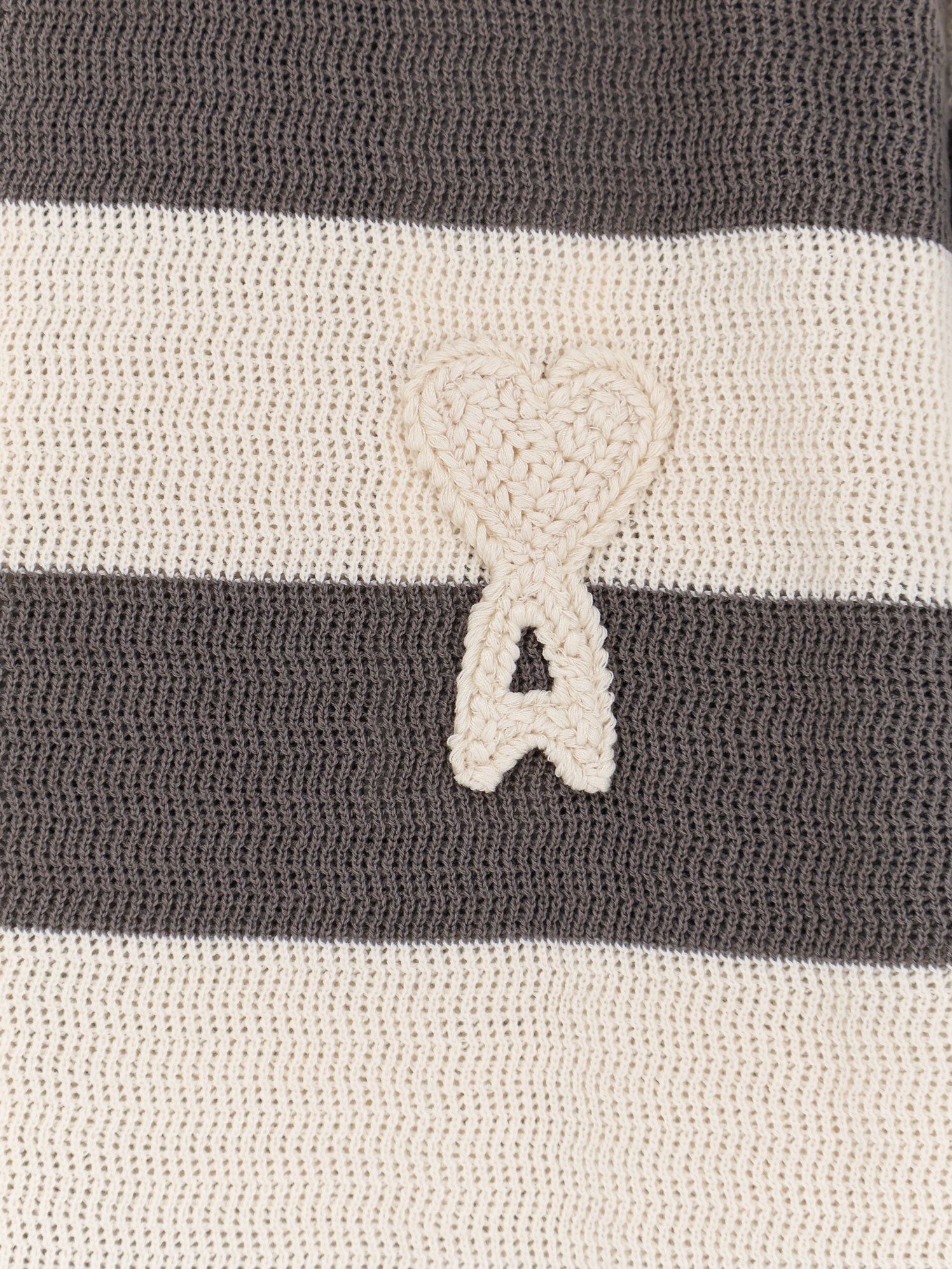 AMI Ami De Coeur Striped Cotton Cardigan Size US M / EU 48-50 / 2 - 3 Thumbnail