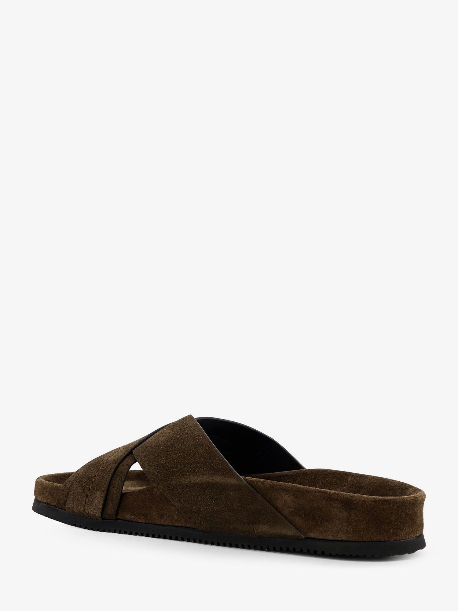 Tom Ford Suede Sandals With Engraved Logo On The Side Size US 11 / EU 44 - 3 Thumbnail