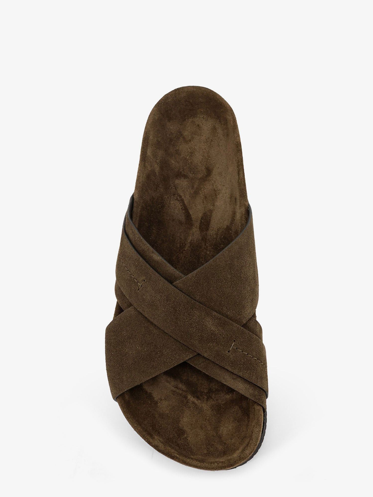 Tom Ford Suede Sandals With Engraved Logo On The Side Size US 11 / EU 44 - 5 Thumbnail