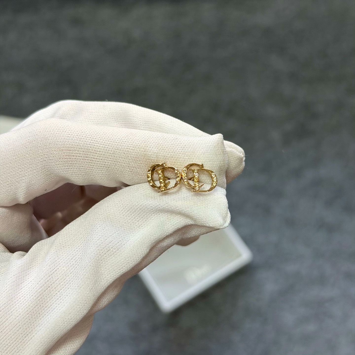 Dior Dior Gold Earrings OS Women Size ONE SIZE - 3 Thumbnail