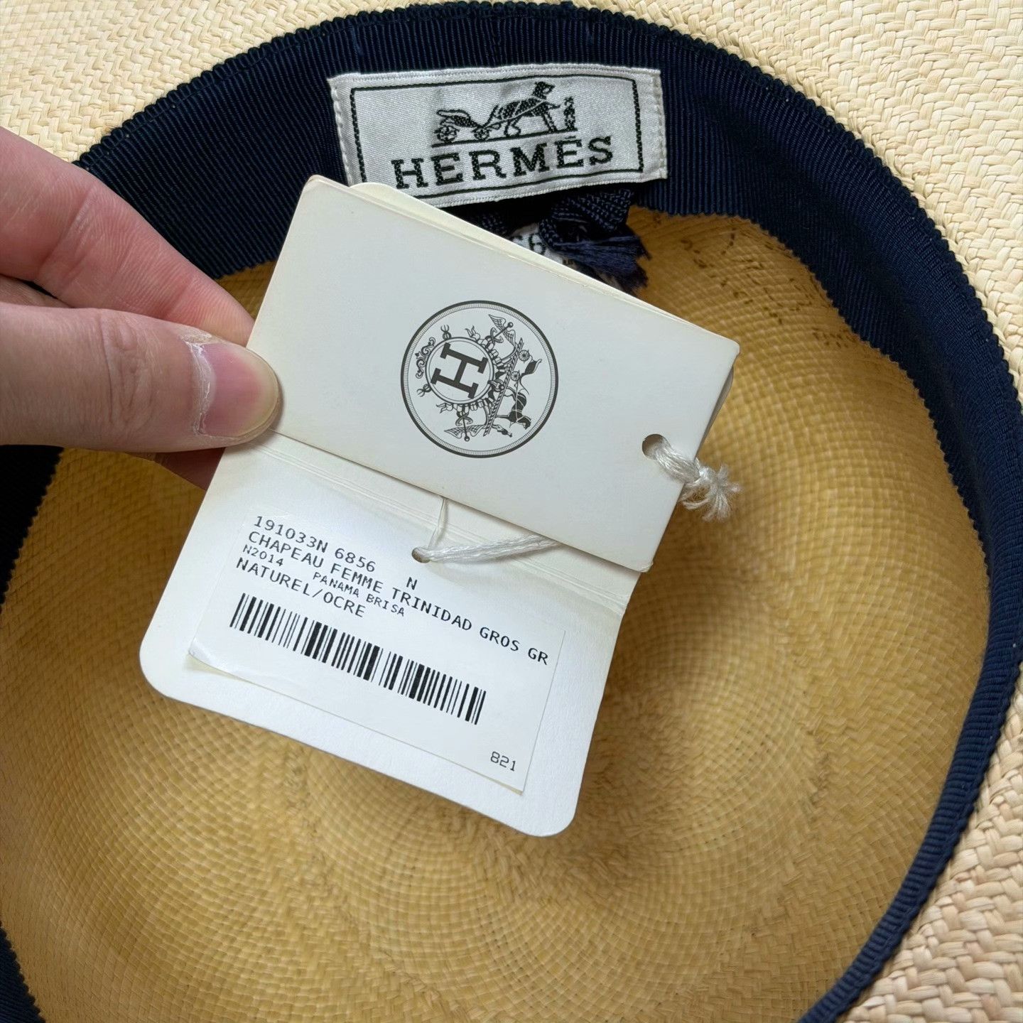 Hermes Hermes Embroidered Hat one size Men Size ONE SIZE - 5 Thumbnail