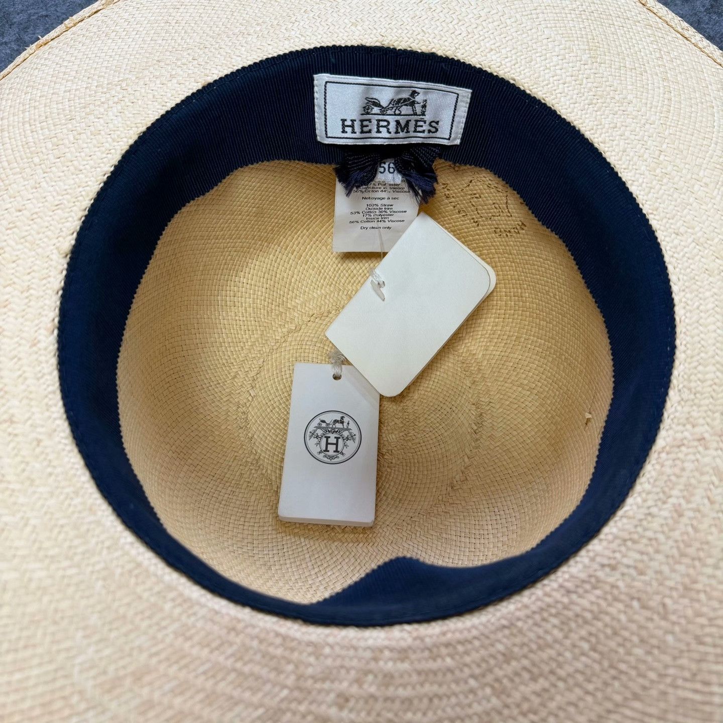 Hermes Hermes Embroidered Hat one size Men Size ONE SIZE - 3 Thumbnail