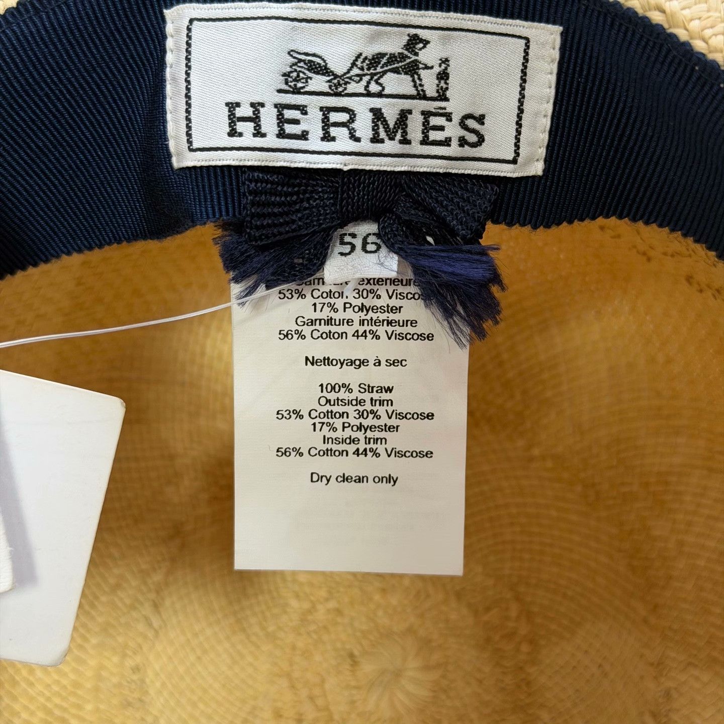 Hermes Hermes Embroidered Hat one size Men Size ONE SIZE - 4 Thumbnail