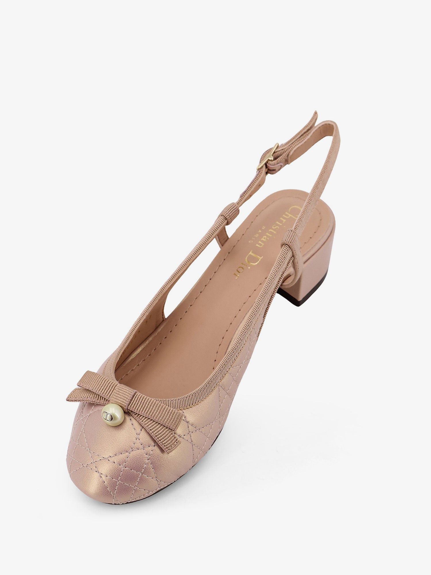 Dior Dior Ballet Leather Pumps Size US 7 / IT 37 - 4 Thumbnail