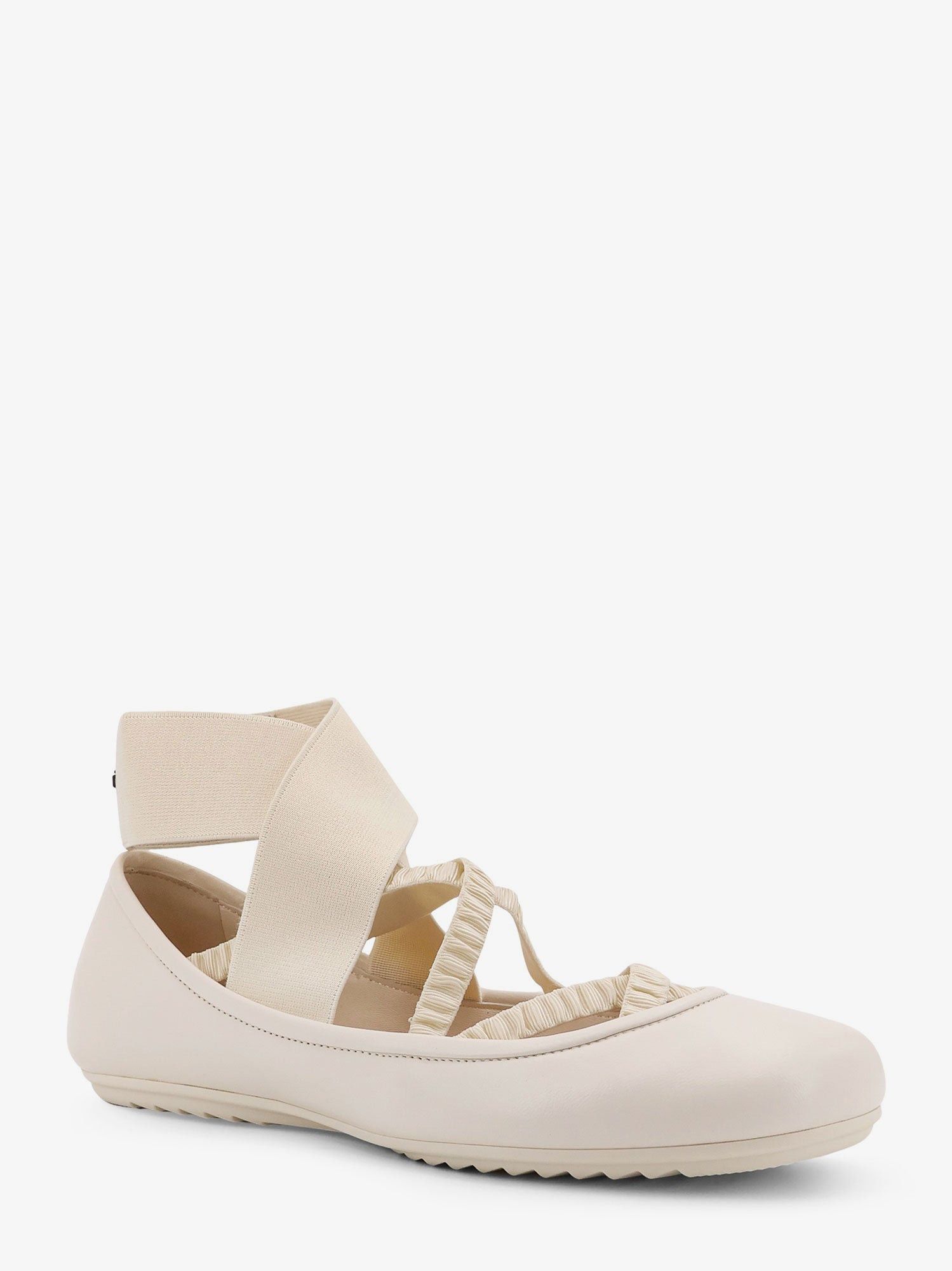 Dior Shade Leather Ballerinas With Elastic Bands Size US 6 / IT 36 - 2 Thumbnail
