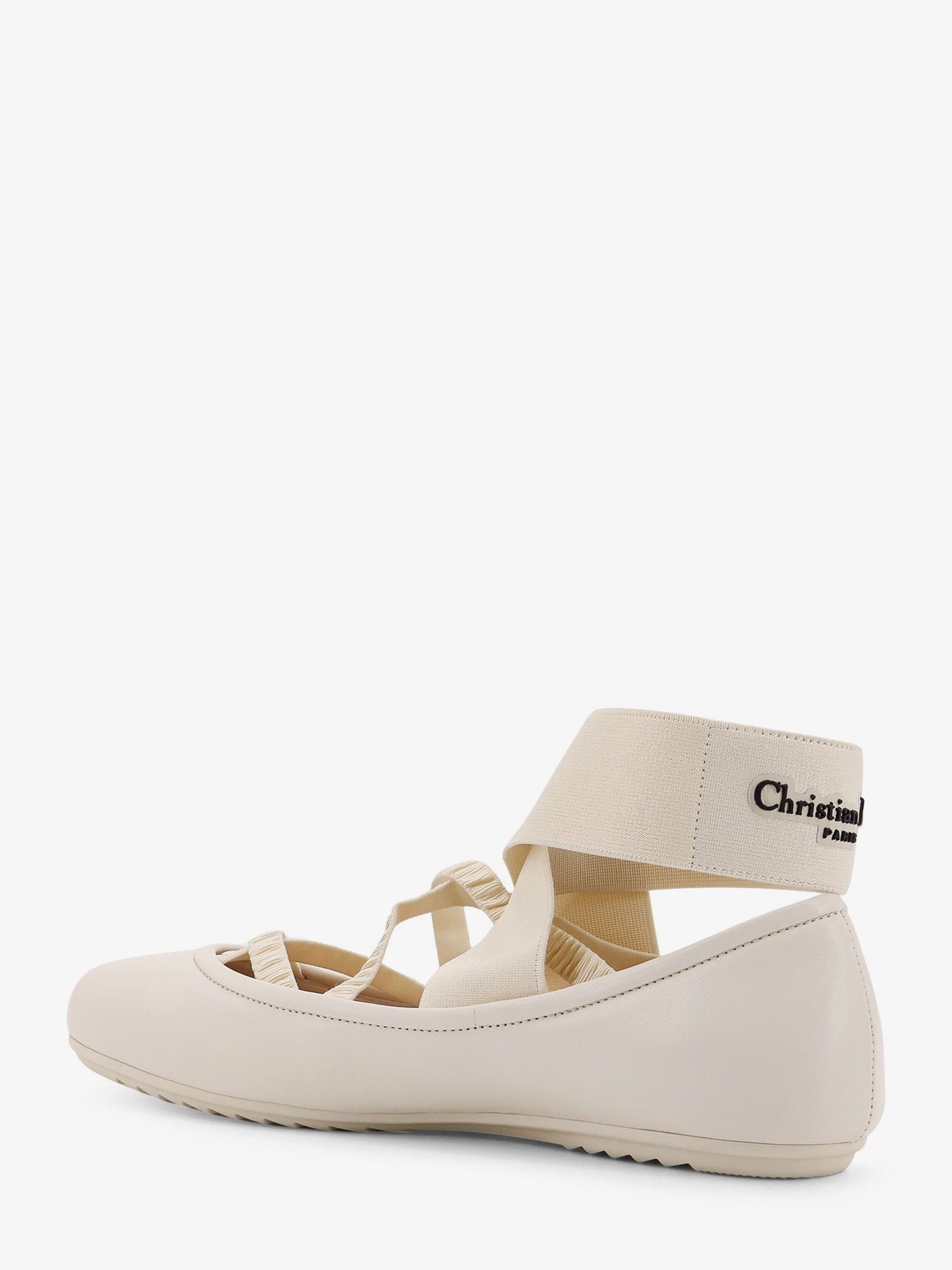 Dior Shade Leather Ballerinas With Elastic Bands Size US 6 / IT 36 - 3 Thumbnail
