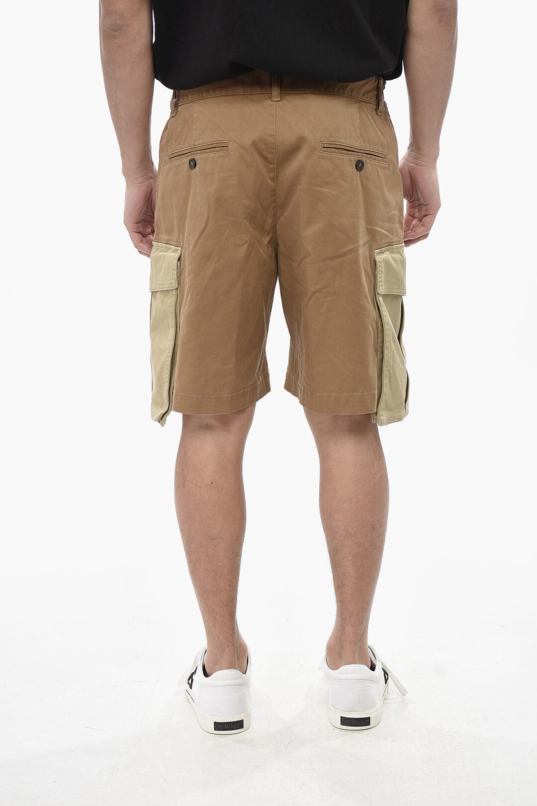 Dsquared2 Two-Tone Cargo Shorts with Logo Size US 30 / EU 46 - 2 Thumbnail