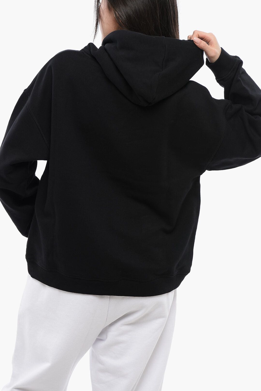 Dsquared2 Brushed Cotton Oversized Hoodie BETTY BATTLES Size M / US 6-8 / IT 42-44 - 2 Thumbnail