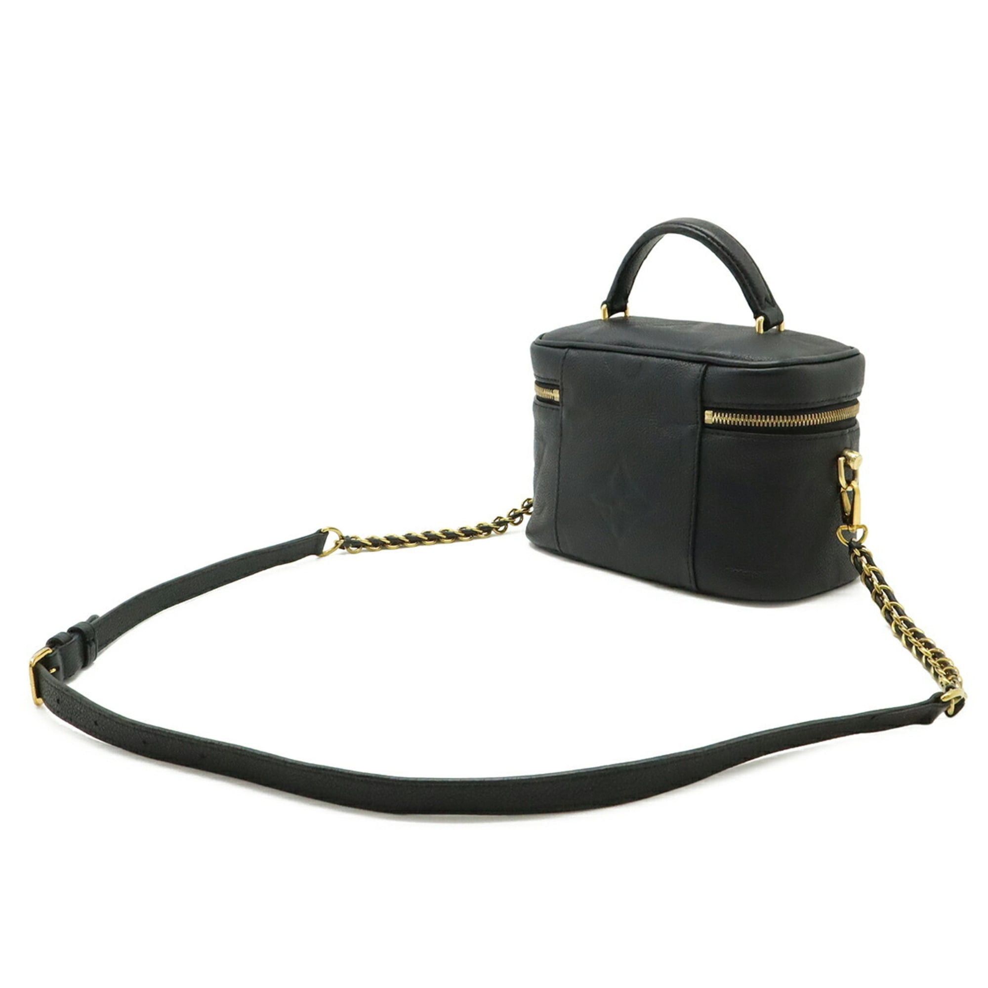 Louis Vuitton Louis Vuitton Monogram Empreinte Vanity PM Handbag Shoulder Bag Noir Black M45598 Size ONE SIZE - 3 Thumbnail