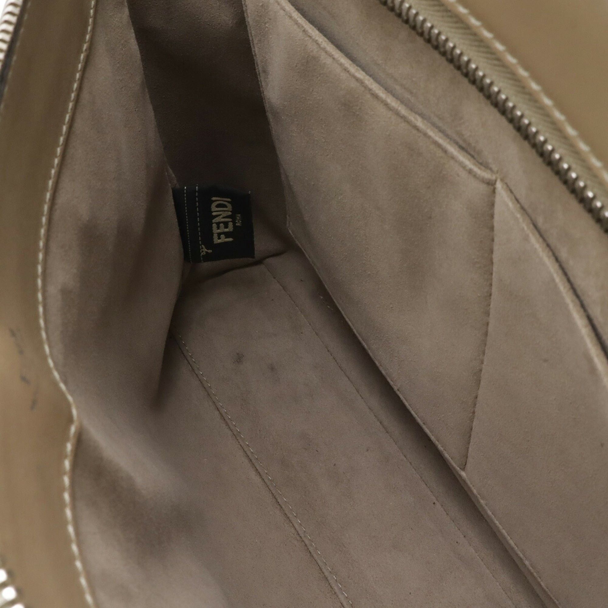 Fendi FENDI (Fendi.com) Handbag/Shoulder Bag, Leather, Greige, 8BN293 Size ONE SIZE - 10 Thumbnail