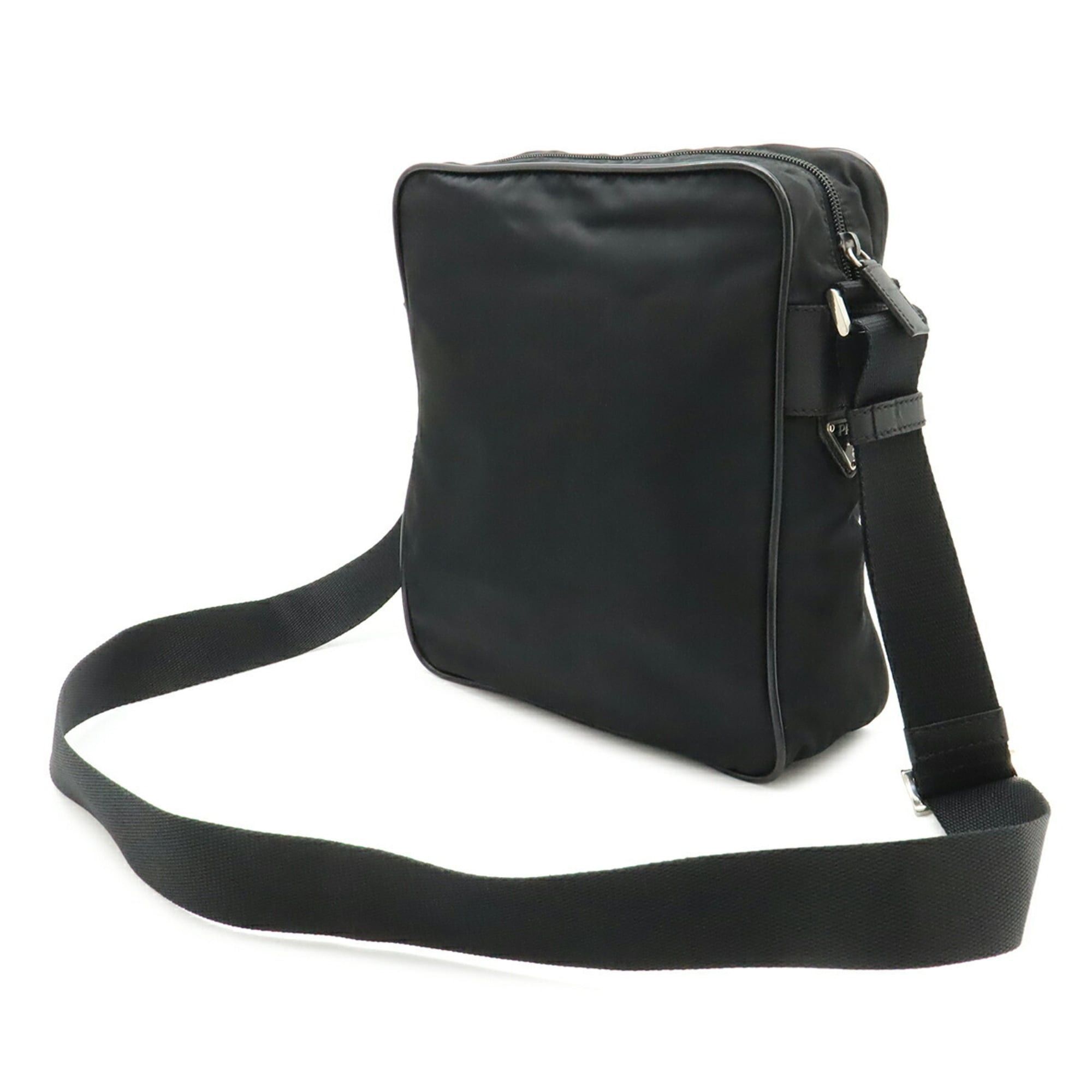 Prada Prada Shoulder Bag Handbag Nylon Leather NERO Black V160 Size ONE SIZE - 3 Thumbnail