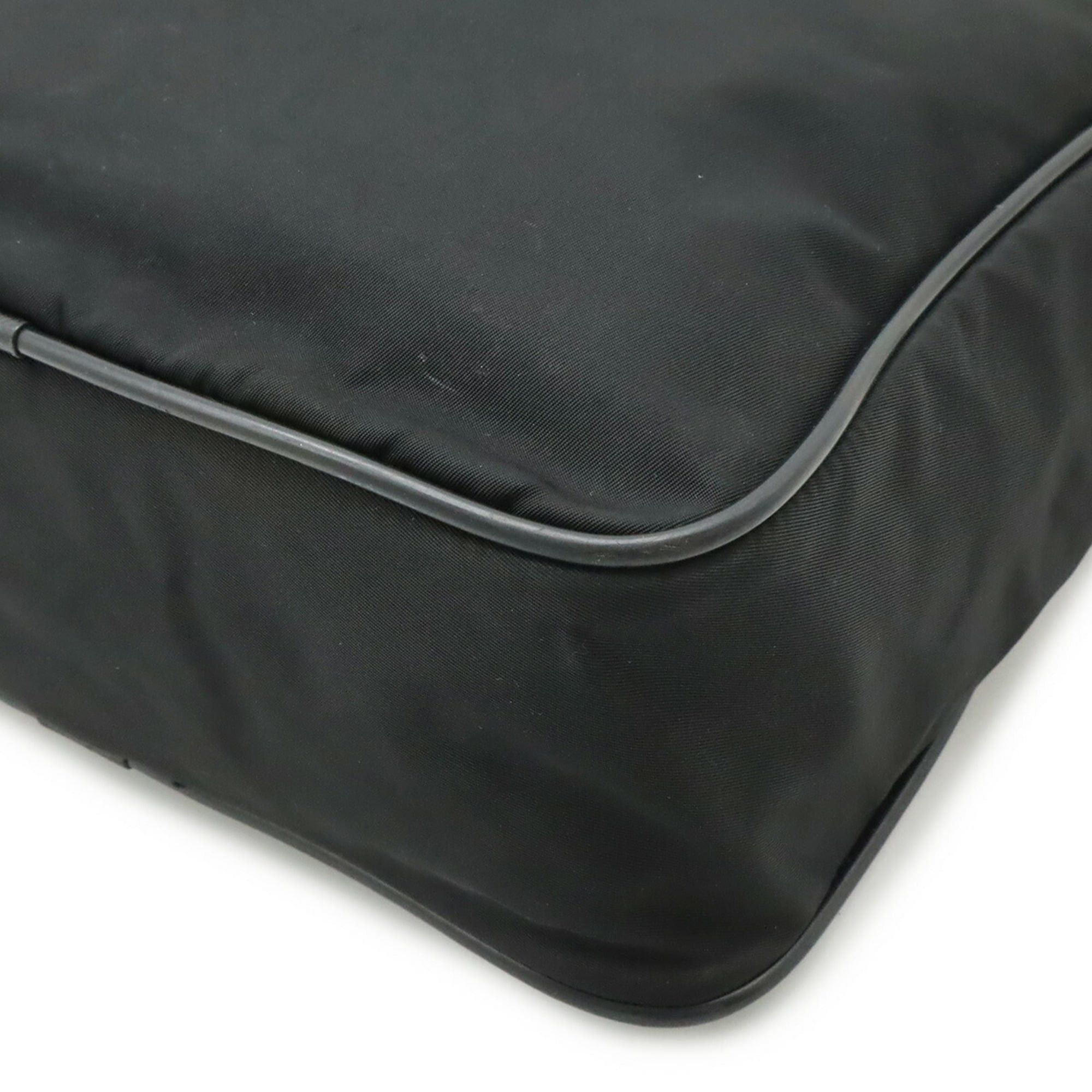 Prada Prada Shoulder Bag Handbag Nylon Leather NERO Black V160 Size ONE SIZE - 4 Thumbnail