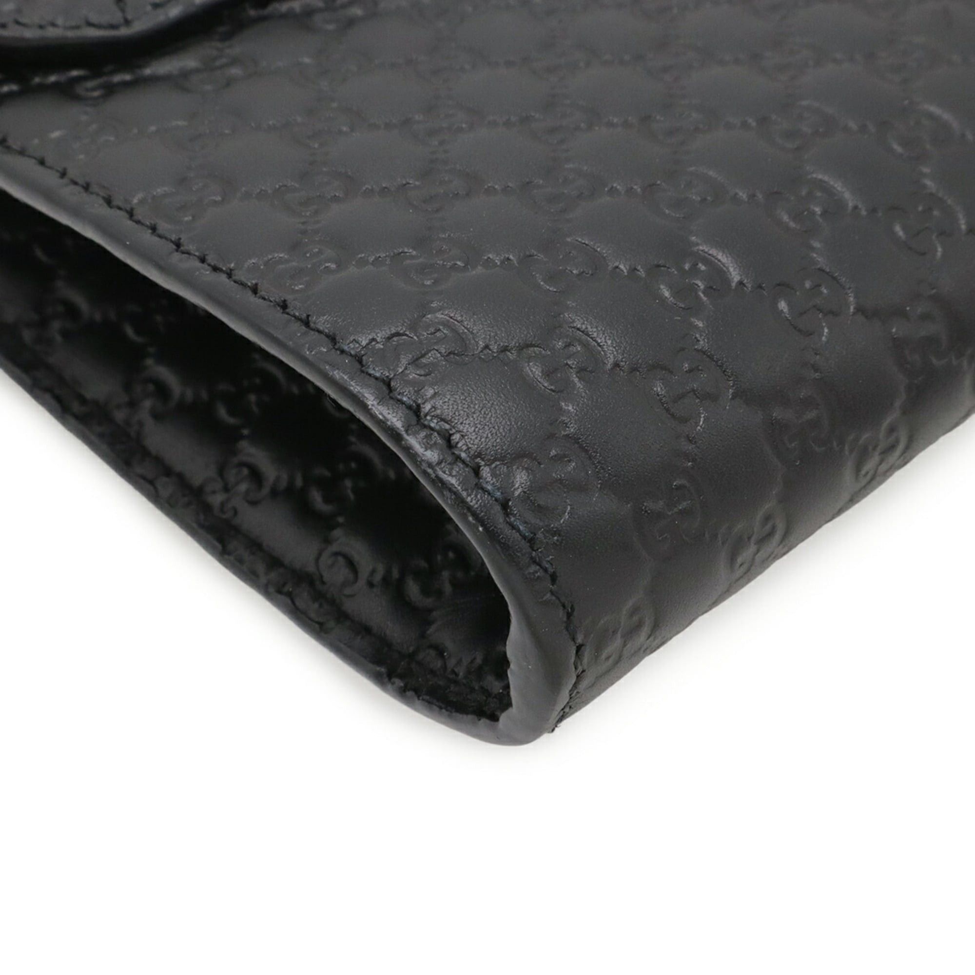 Gucci GUCCI Microguccissima Emily Horsebit Chain Bag Shoulder Tassel Leather Black 449635 Size ONE SIZE - 4 Thumbnail