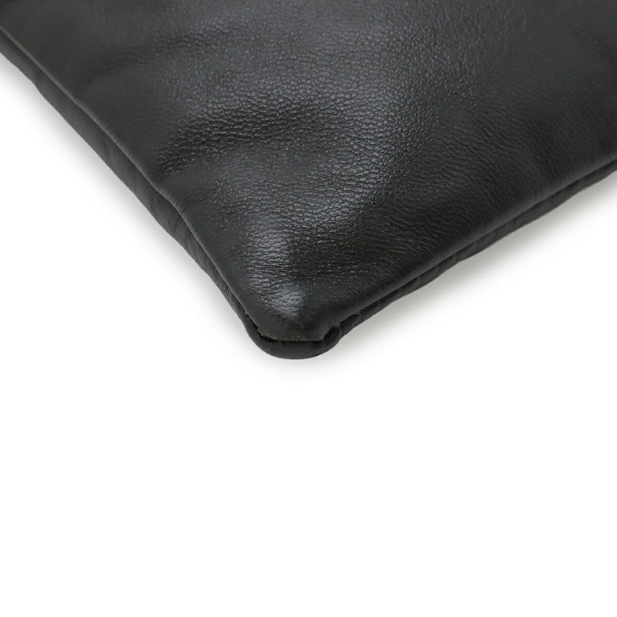 Fendi FENDI Print Phone Pouch/Phone Holder/Smartphone Pouch, Leather, Black/Yellow, 7AR898 Size ONE SIZE - 4 Thumbnail