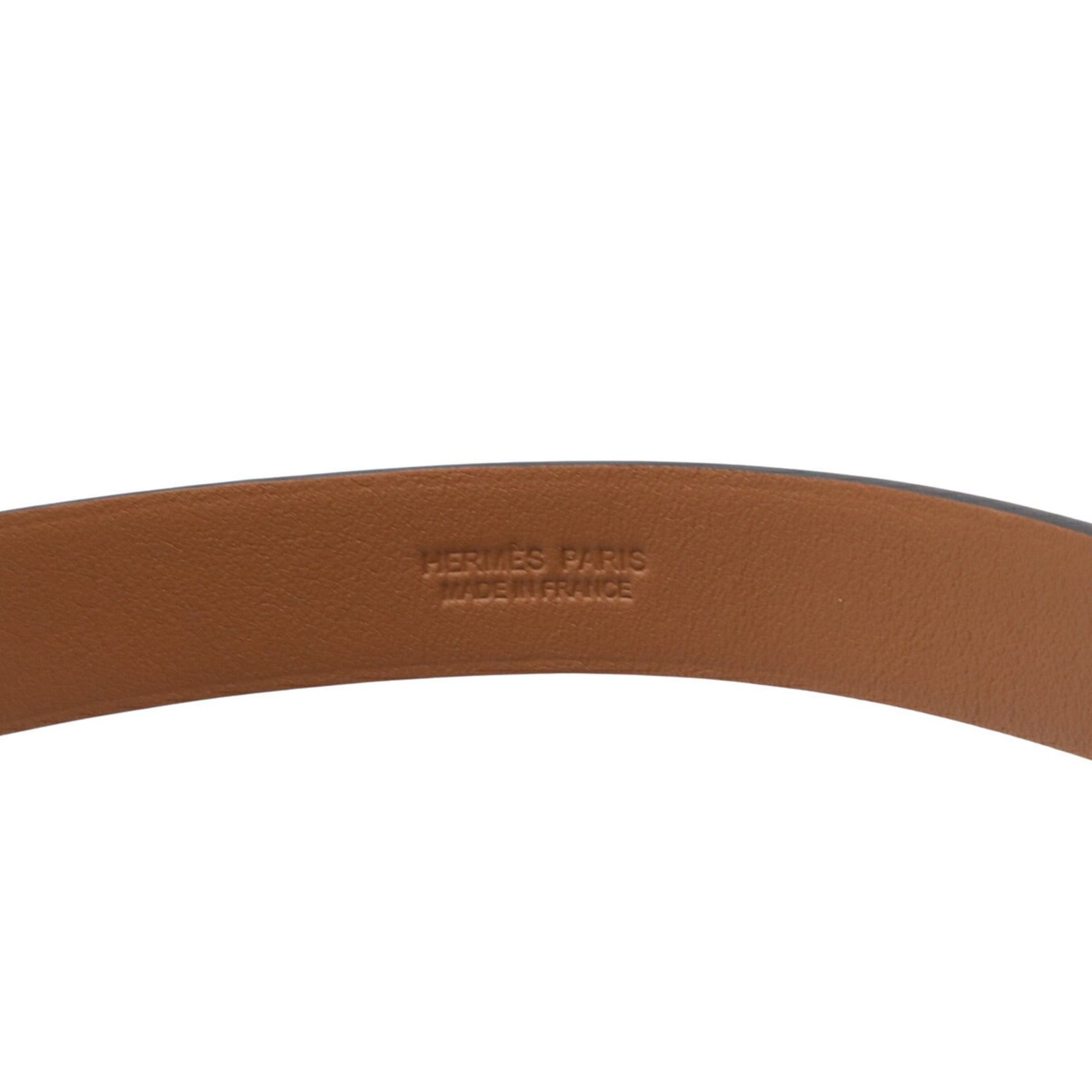 Hermes HERMES choker neck strap holder, Veau Swift leather, navy brown multicolor, W stamp. Size ONE SIZE - 6 Thumbnail