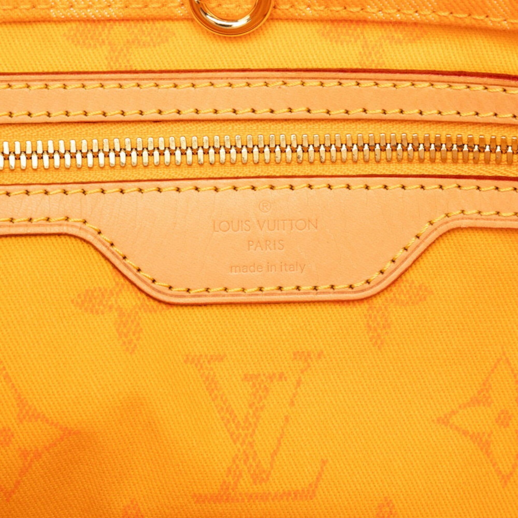 Louis Vuitton Louis Vuitton Plan Soleil Cabas PM Tote Bag Shoulder M94145 Jaune Passion Yellow Canvas Suede Women's LOUIS VUITTON Size ONE SIZE - 5 Thumbnail