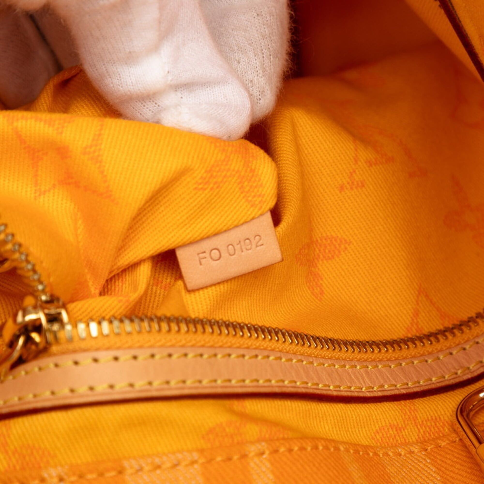 Louis Vuitton Louis Vuitton Plan Soleil Cabas PM Tote Bag Shoulder M94145 Jaune Passion Yellow Canvas Suede Women's LOUIS VUITTON Size ONE SIZE - 6 Thumbnail