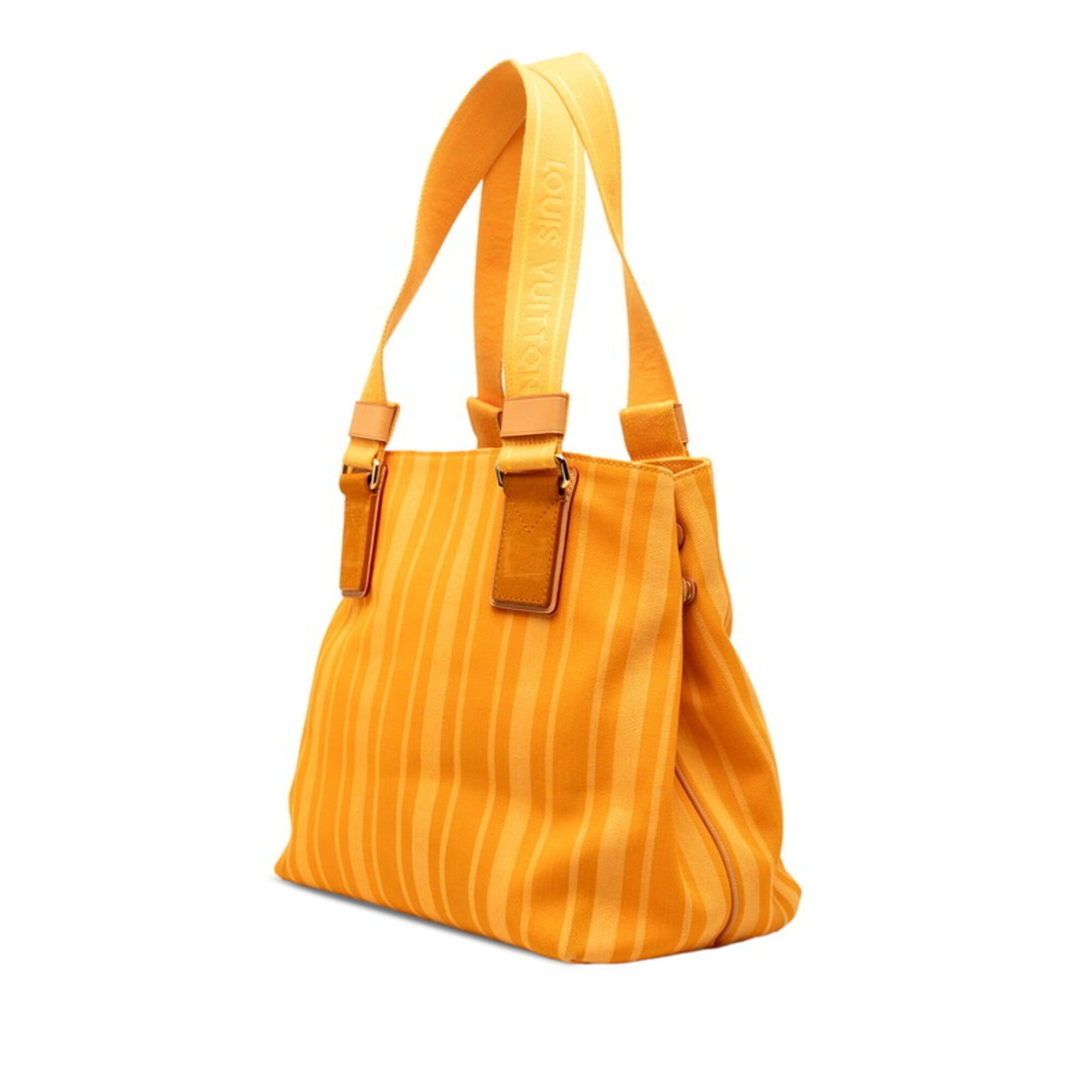 Louis Vuitton Louis Vuitton Plan Soleil Cabas PM Tote Bag Shoulder M94145 Jaune Passion Yellow Canvas Suede Women's LOUIS VUITTON Size ONE SIZE - 2 Thumbnail