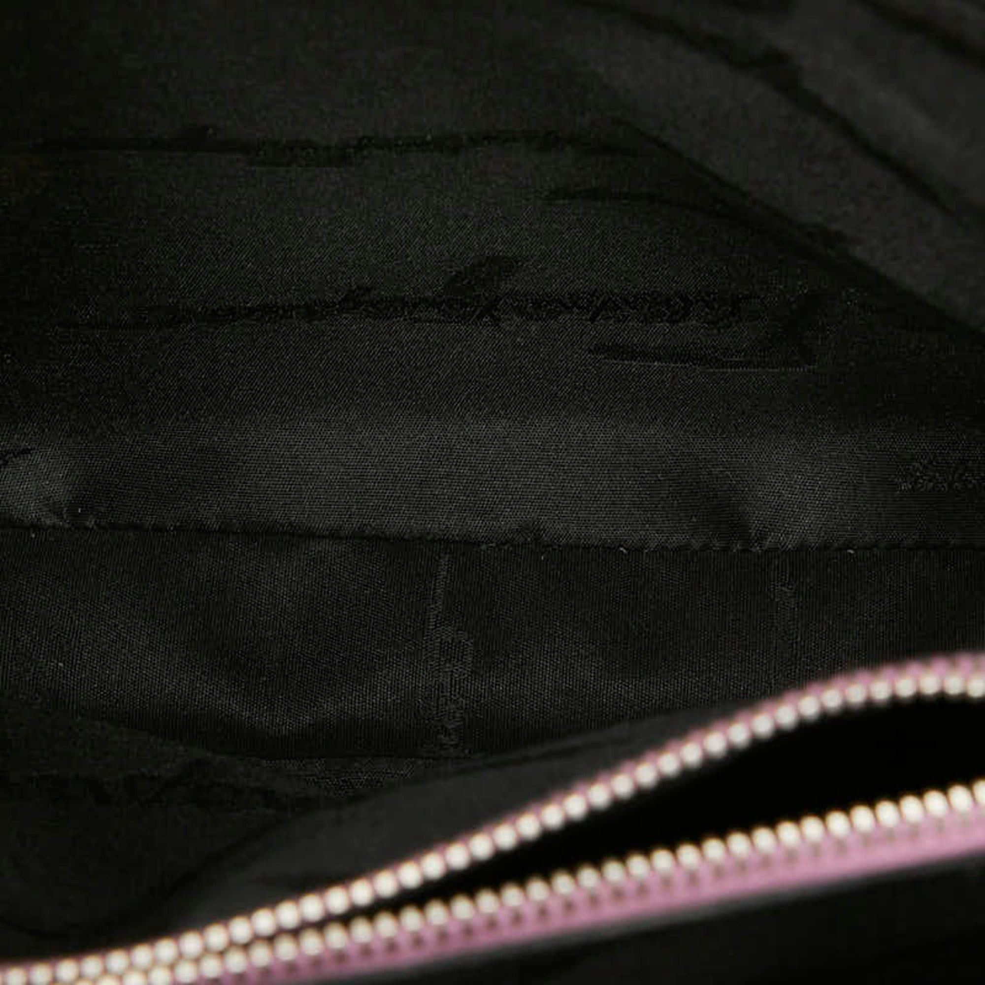 Salvatore Ferragamo Salvatore Ferragamo Tote Bag Shoulder Purple Embossed Leather Women's Size ONE SIZE - 8 Thumbnail