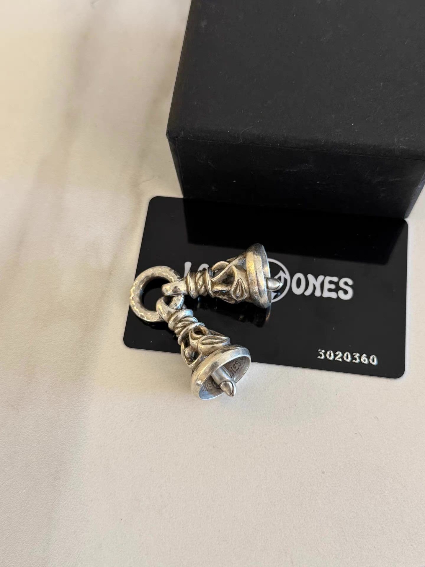 LONE ONES Silver Decorative Drop Earrings Size ONE SIZE - 2 Thumbnail