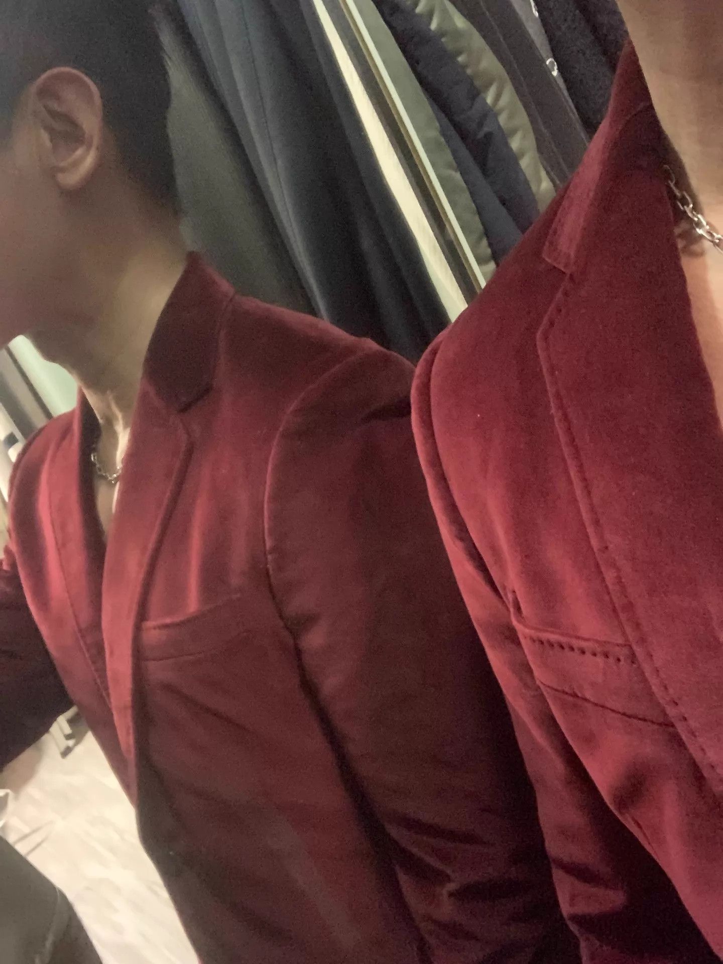 Gucci Red Velvet Blazer Size US M / EU 48-50 / 2 - 7 Thumbnail