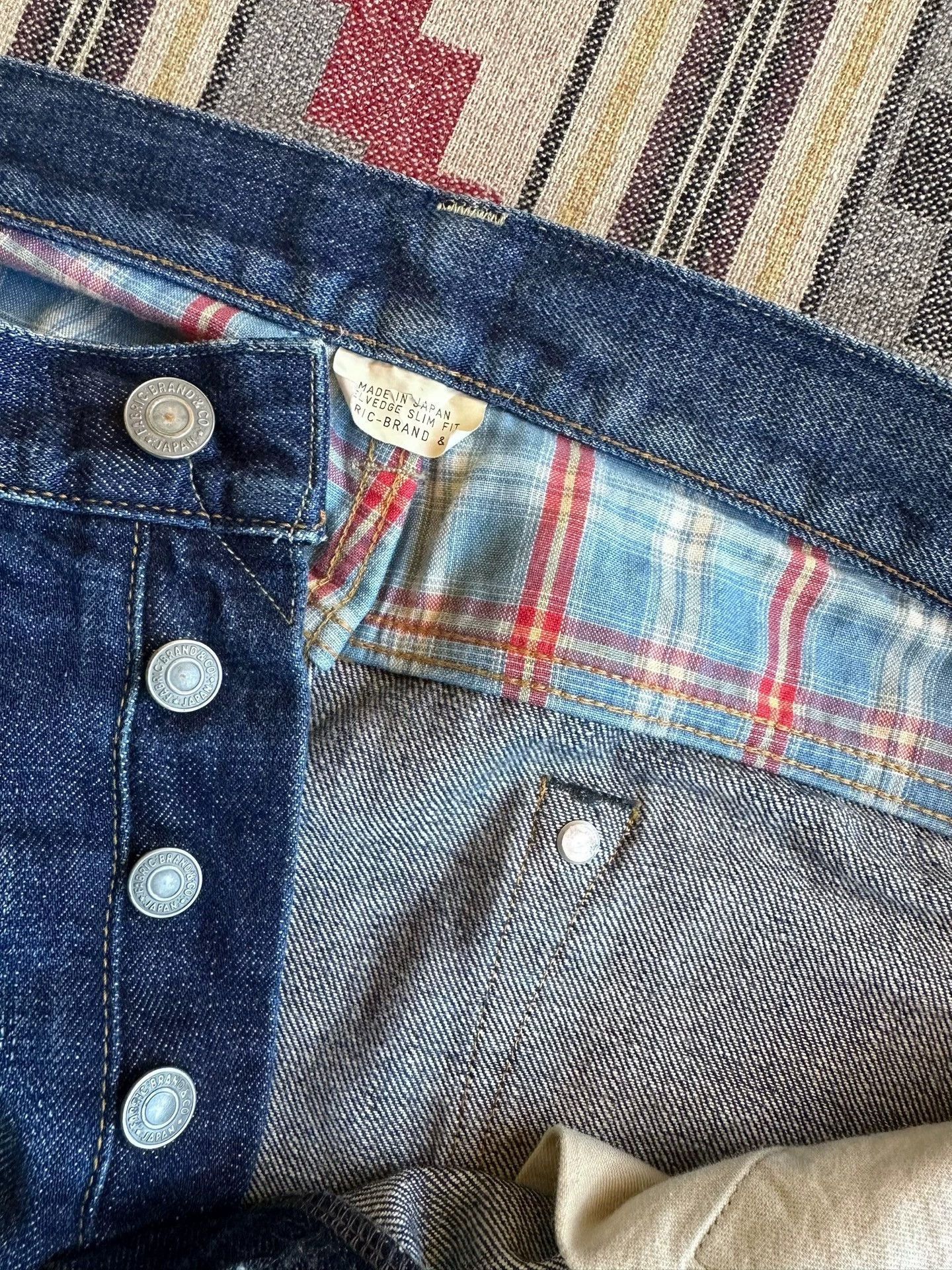 Fabric Brand & Co. Blue Denim Jeans Size US 30 / EU 46 - 5 Thumbnail