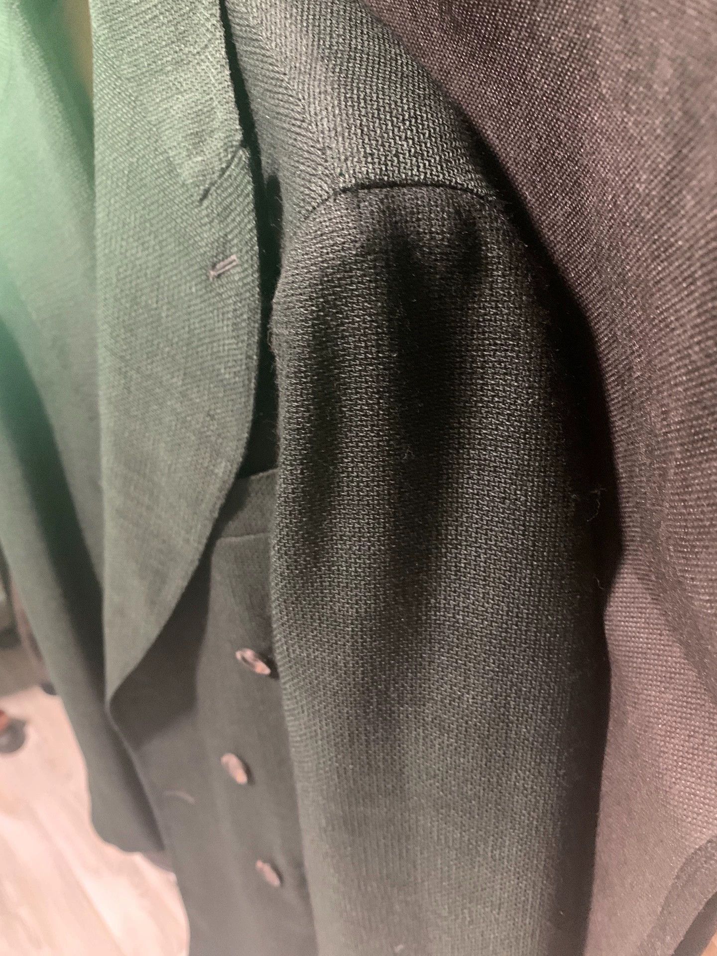 Stile Latino Green Double-Breasted Light Jacket Size US M / EU 48-50 / 2 - 3 Thumbnail