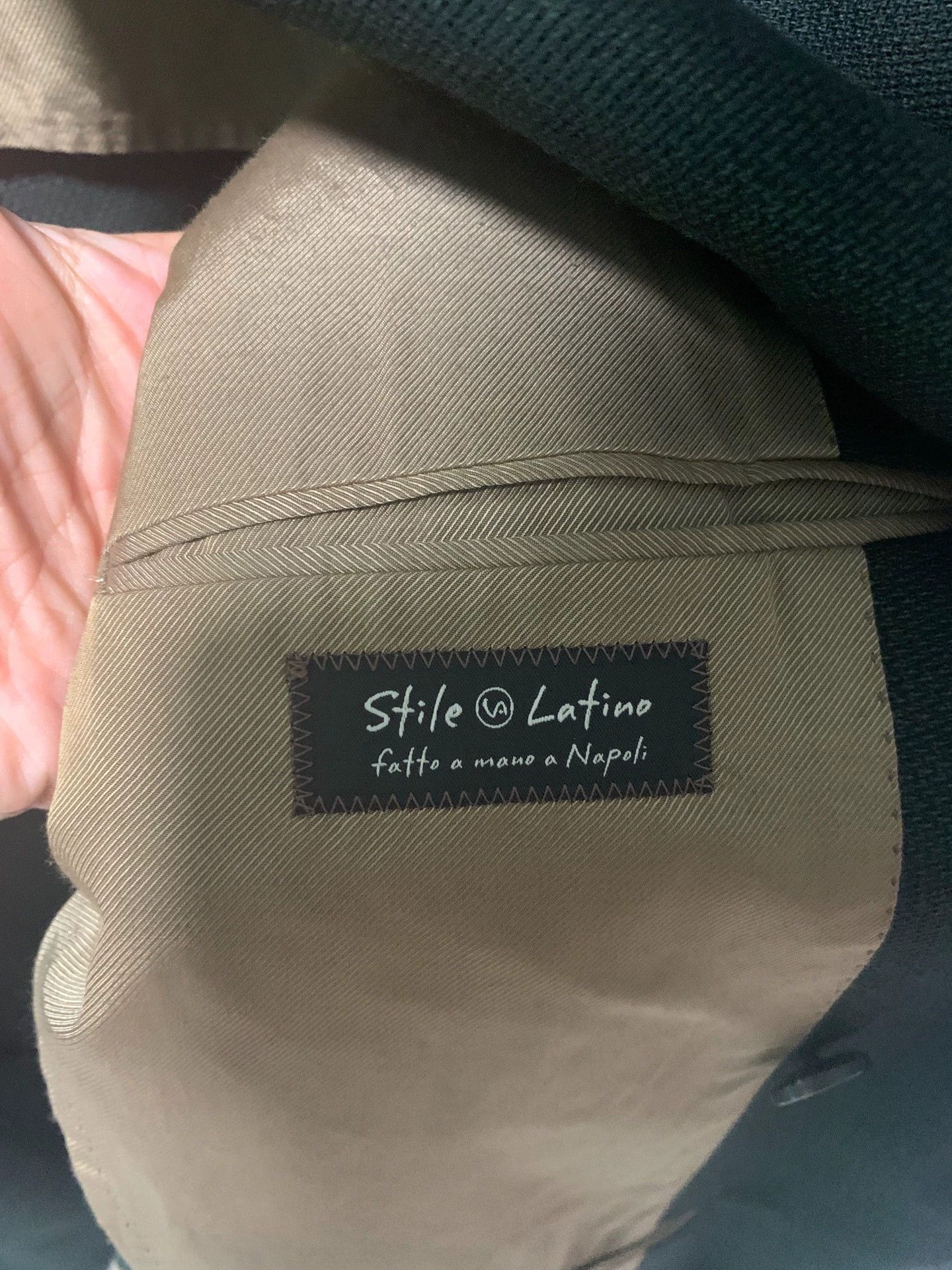 Stile Latino Green Double-Breasted Light Jacket Size US M / EU 48-50 / 2 - 6 Thumbnail