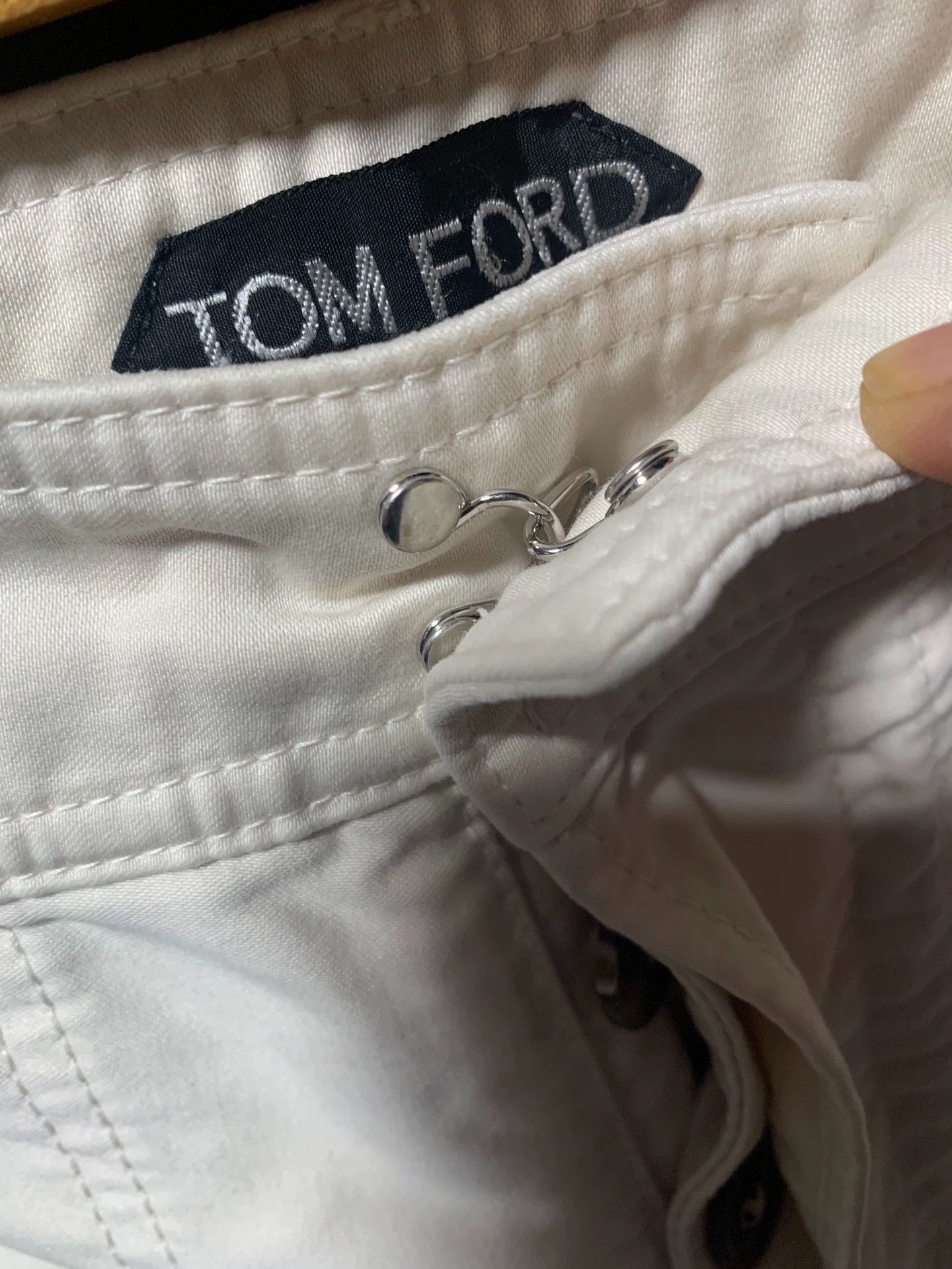 Tom Ford White Casual Pants with Pockets Size US 30 / EU 46 - 3 Thumbnail