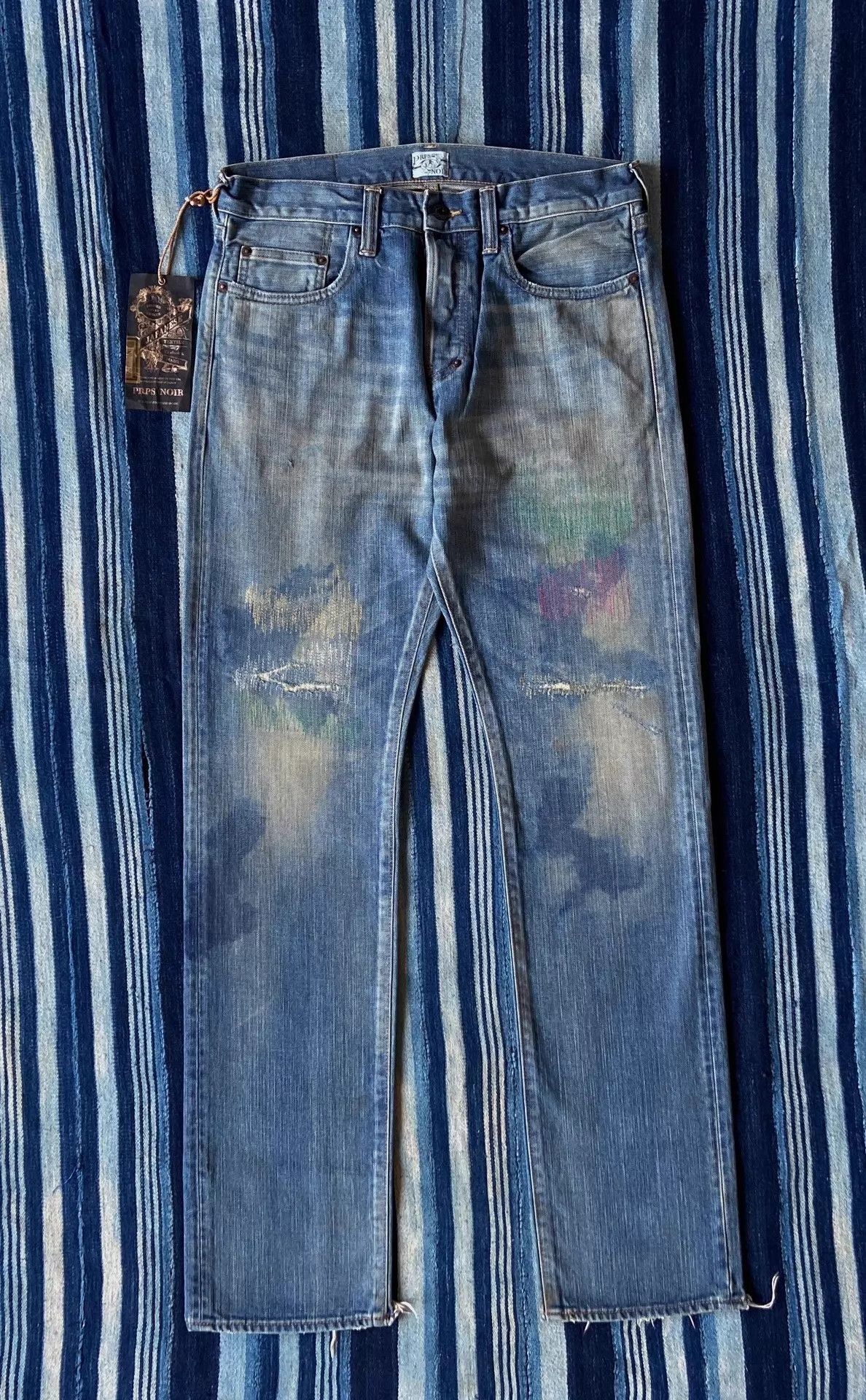 Prps Blue Distressed Denim Jeans Size US 30 / EU 46 - 2 Thumbnail