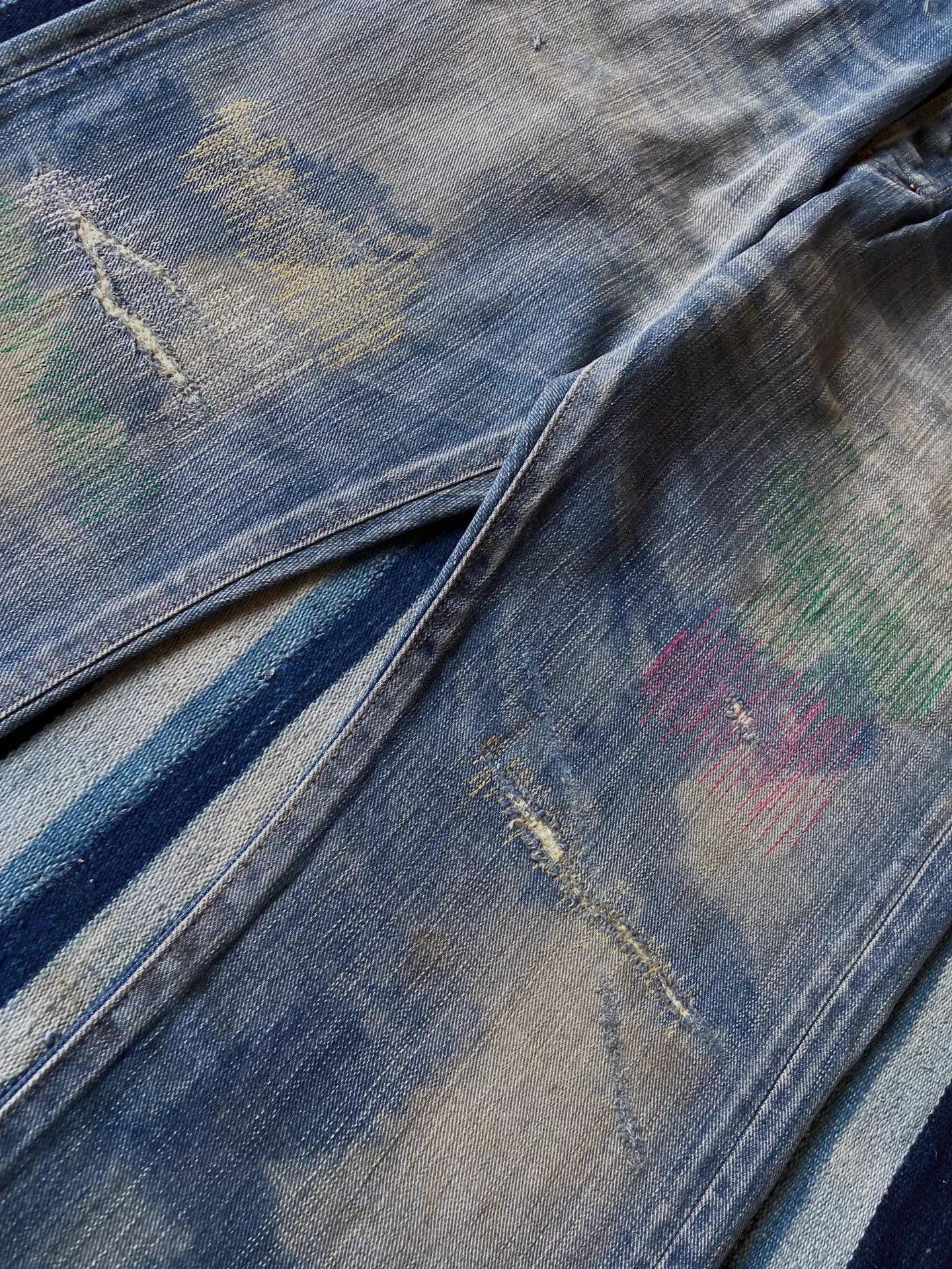 Prps Blue Distressed Denim Jeans Size US 30 / EU 46 - 4 Thumbnail