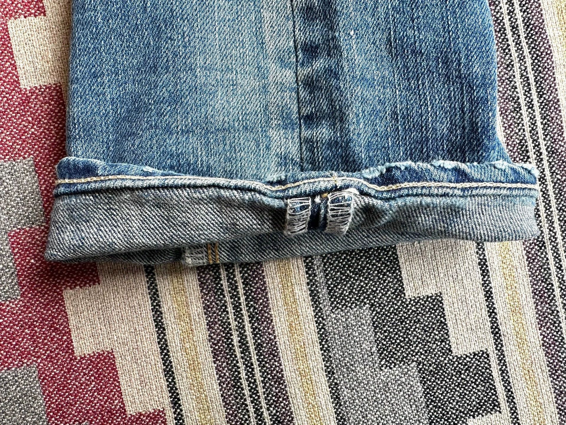 Fabric Brand & Co. Blue Distressed Denim Jeans Size US 30 / EU 46 - 9 Thumbnail