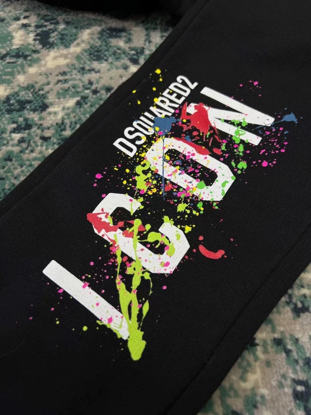 Dsquared2 Multi Colored Graphic Sweatpants Size US 30 / EU 46 - 9 Thumbnail