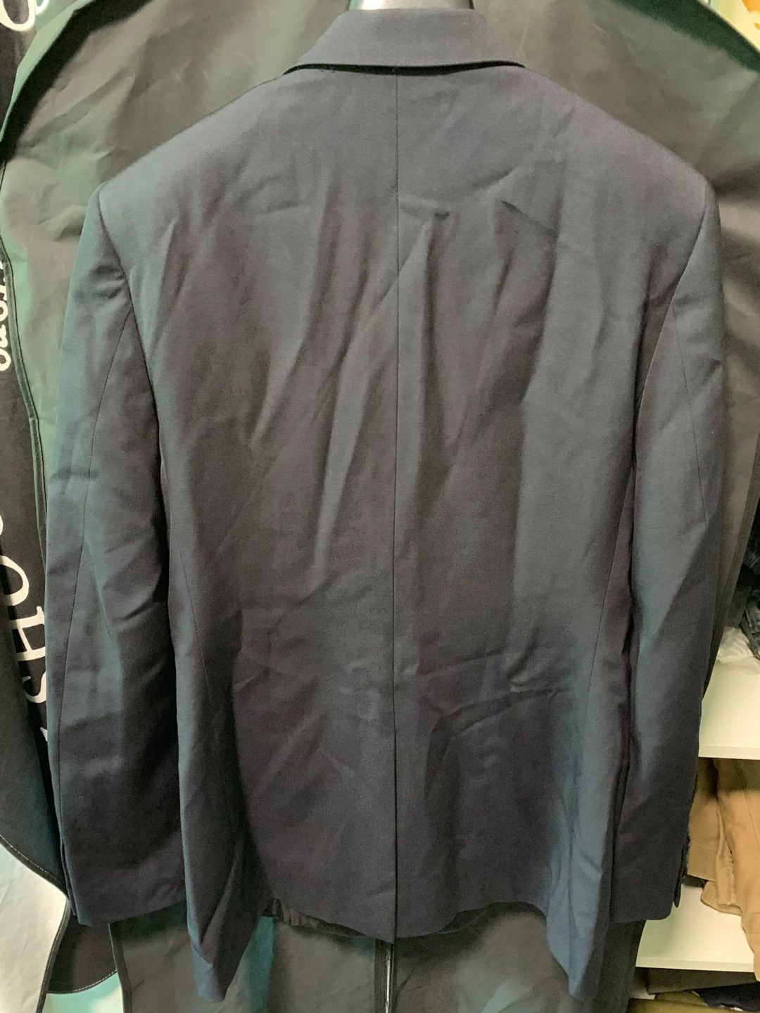 Saint Laurent Paris Blue Formal Blazer with Lapel Collar Size US M / EU 48-50 / 2 - 2 Thumbnail