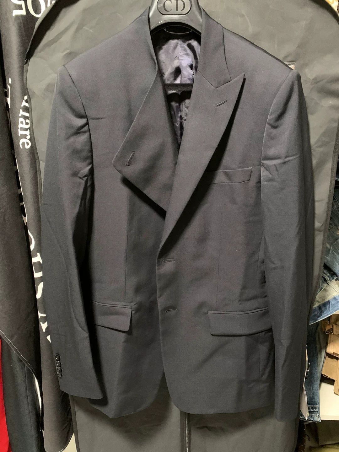 Dior Black Formal Blazer Jacket Size US M / EU 48-50 / 2 - 2 Thumbnail
