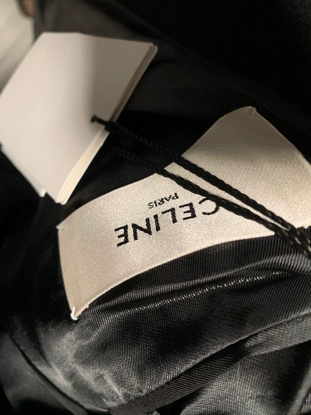 Celine Black Double-Breasted Blazer with Gold Buttons Size US M / EU 48-50 / 2 - 3 Thumbnail