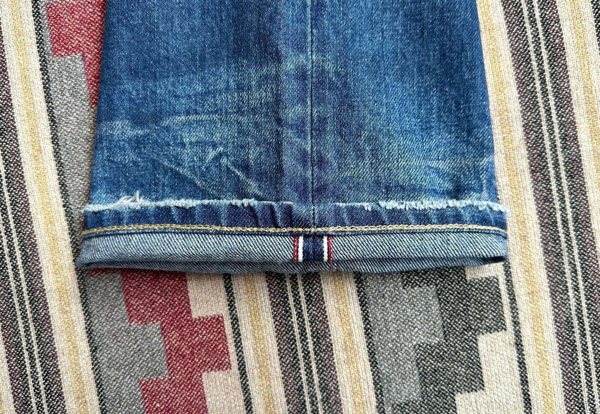 DENHAM Blue Denim Straight-Leg Jeans Size US 30 / EU 46 - 9 Thumbnail