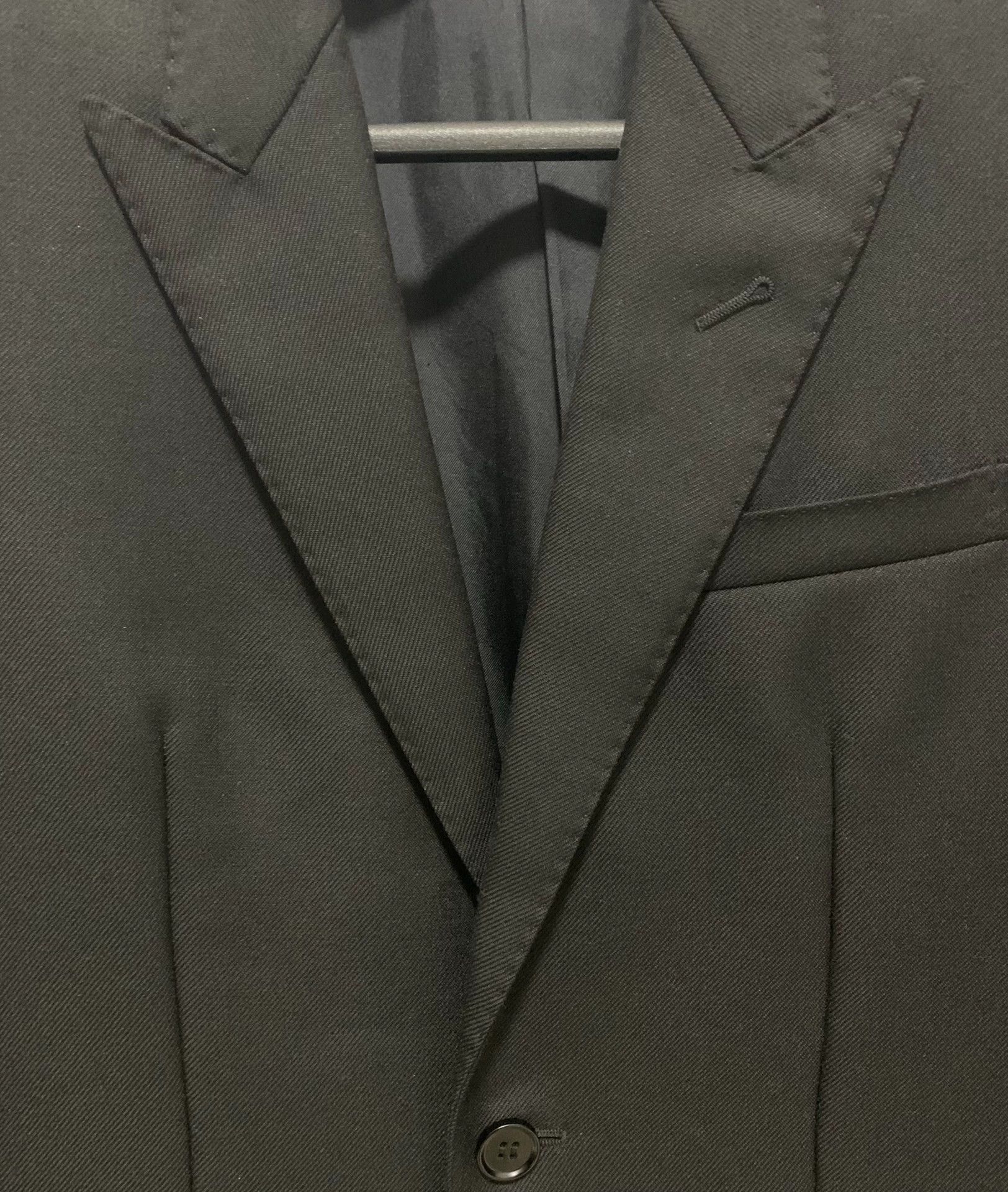 Saint Laurent Paris Black Single-Breasted Formal Blazer Size US M / EU 48-50 / 2 - 5 Thumbnail