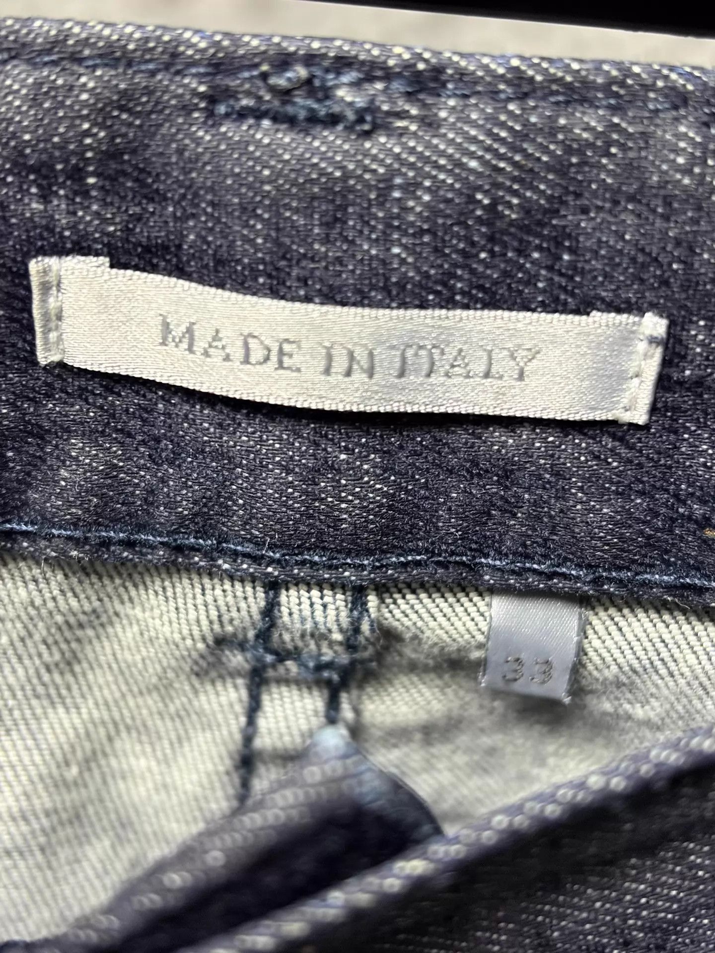 Dior Blue Denim Jeans with All-Over Pattern Size US 30 / EU 46 - 4 Thumbnail