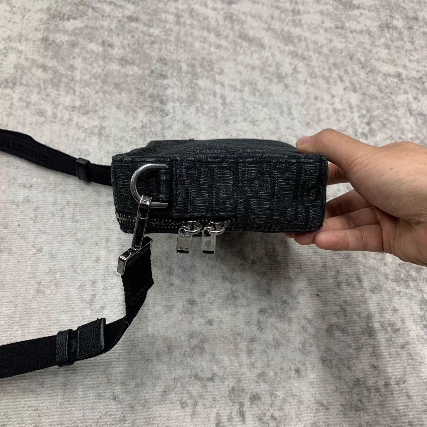 Dior Black Crossbody Bag with Zip Closure Size ONE SIZE - 5 Thumbnail