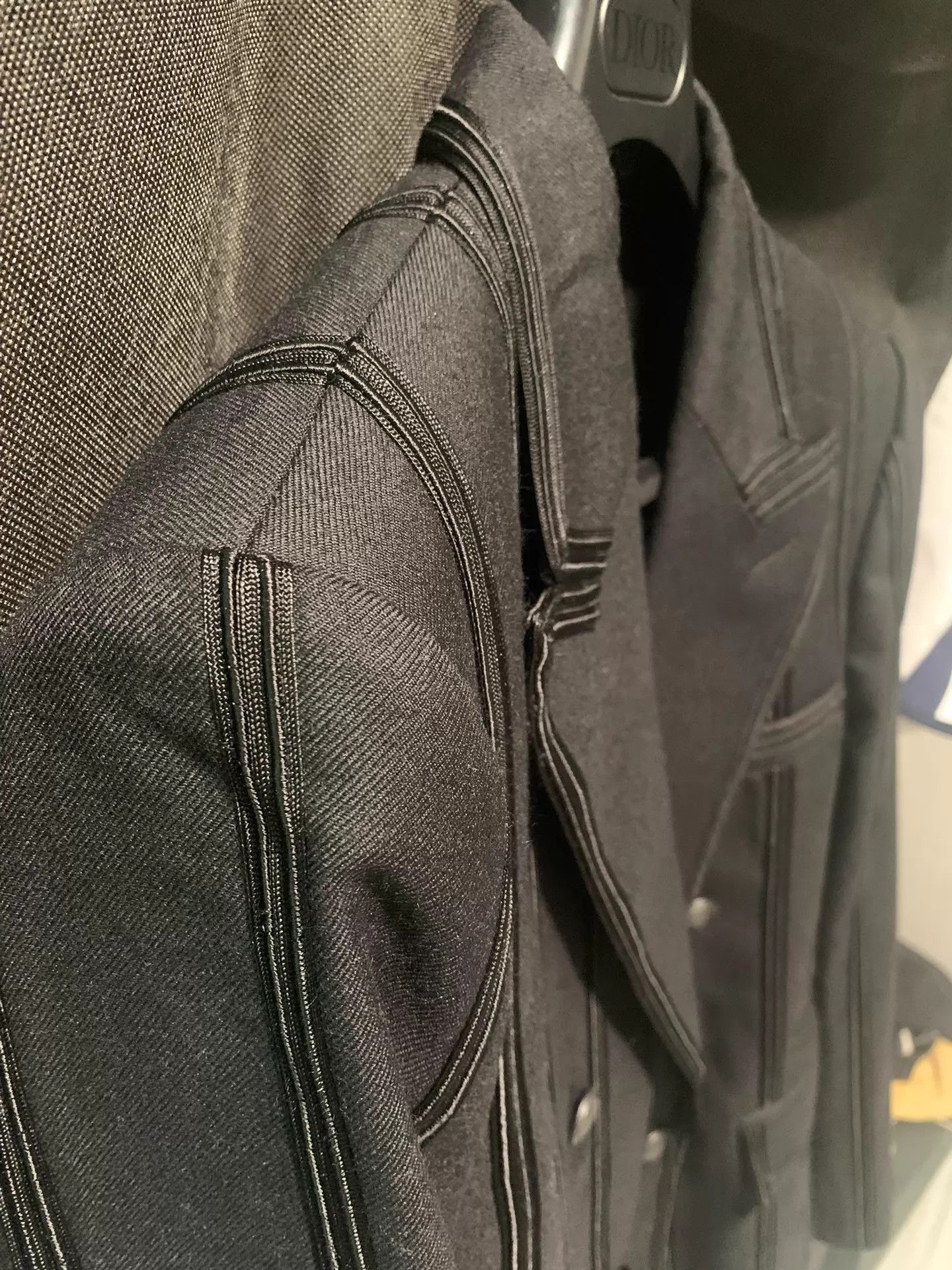 Saint Laurent Paris Black Striped Double-Breasted Blazer Size US M / EU 48-50 / 2 - 4 Thumbnail