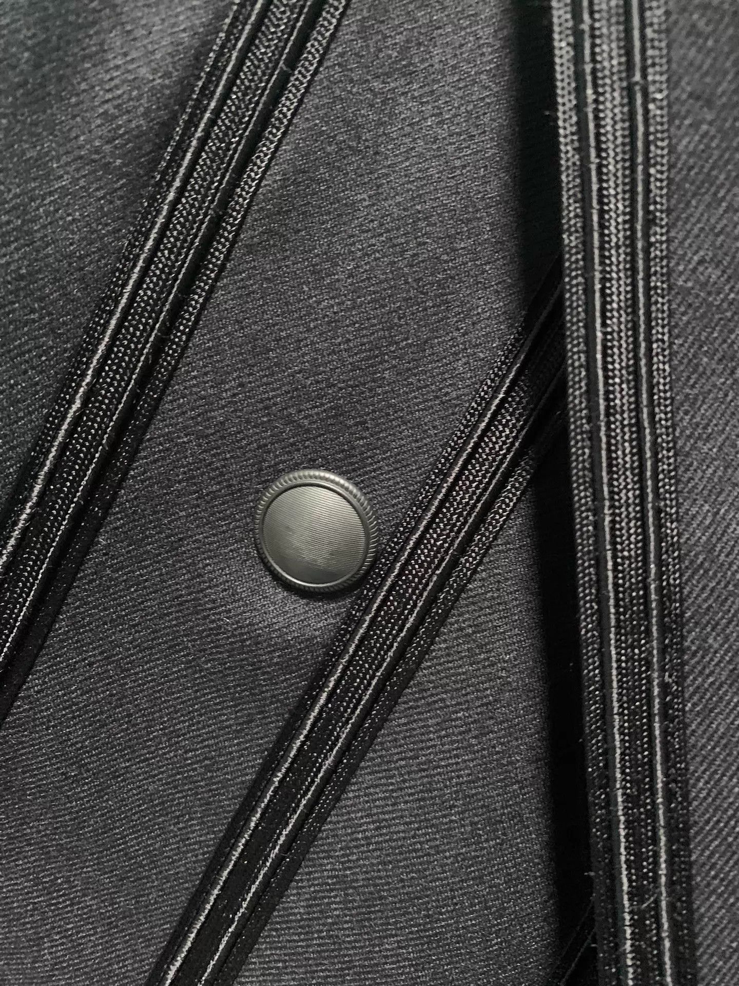 Saint Laurent Paris Black Striped Double-Breasted Blazer Size US M / EU 48-50 / 2 - 3 Thumbnail