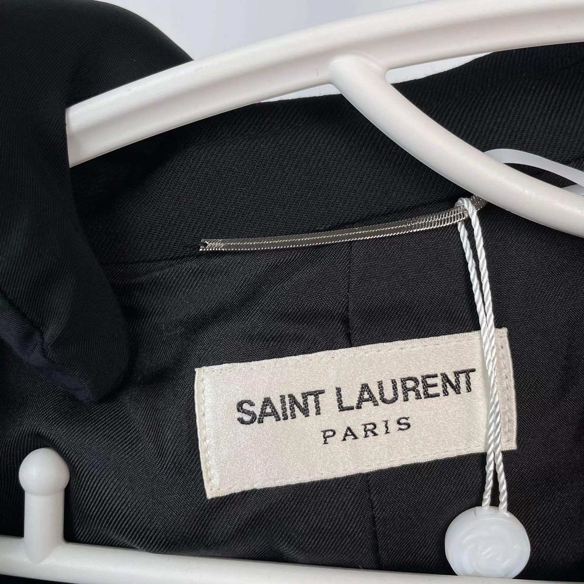 Yves Saint Laurent Black Formal Blazer with Button Closure Size US M / EU 48-50 / 2 - 6 Thumbnail